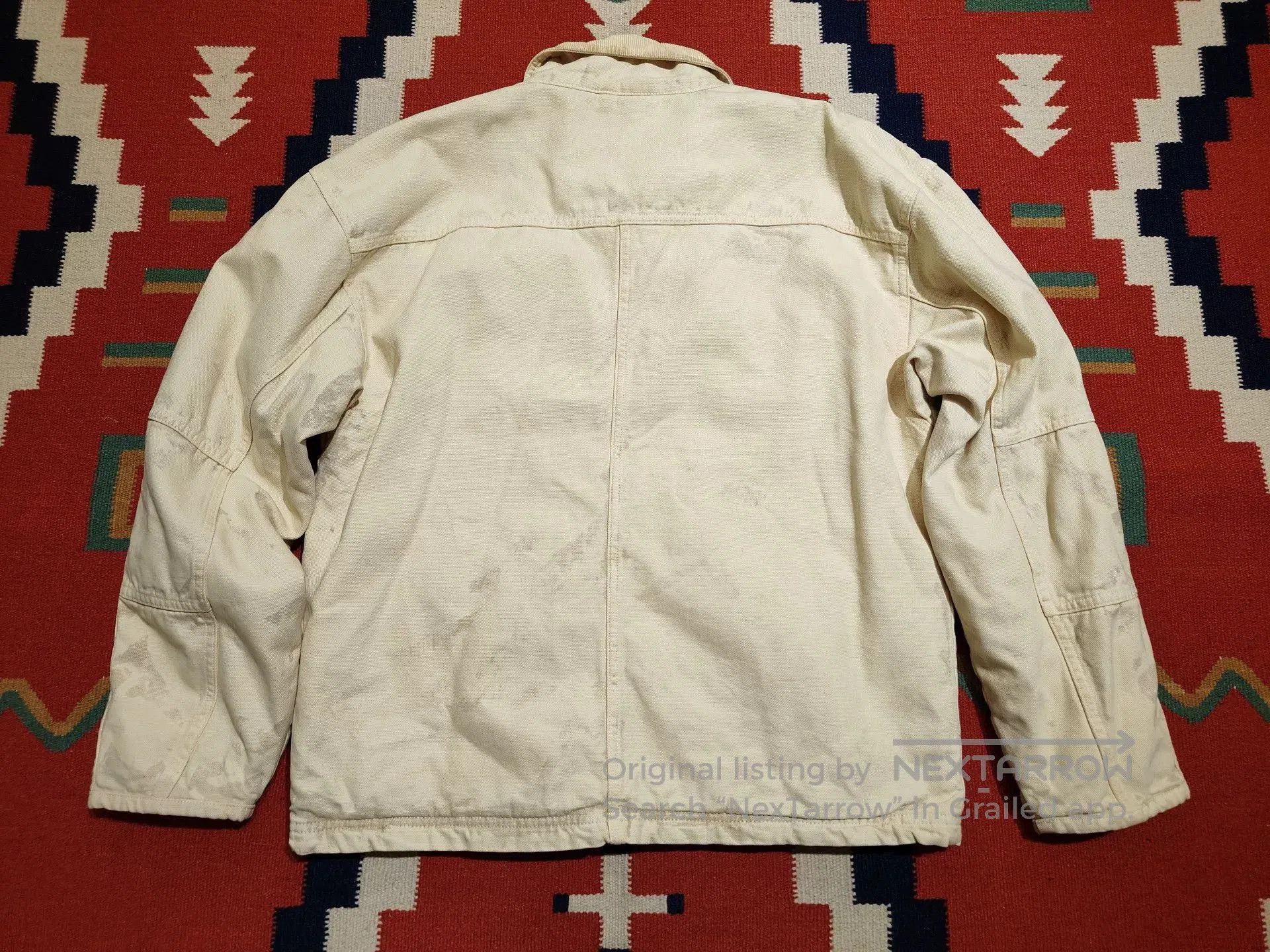 Stussy Stussy Spray Dye Canvas Work Jacket. Size US L / EU 52-54 / 3 - 3 Thumbnail