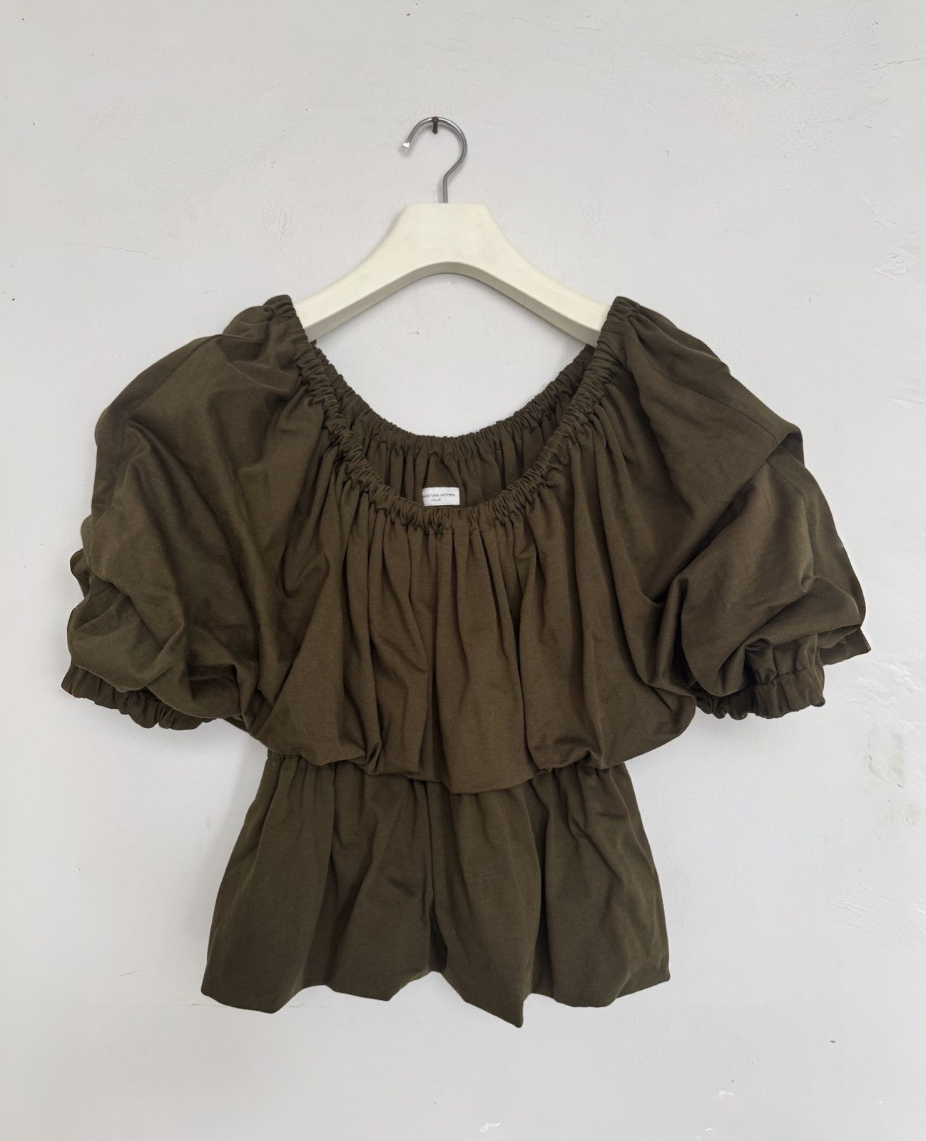 Dries Van Noten Elasticated off-shoulder Top Size S / US 4 / IT 40 - 1 Thumbnail
