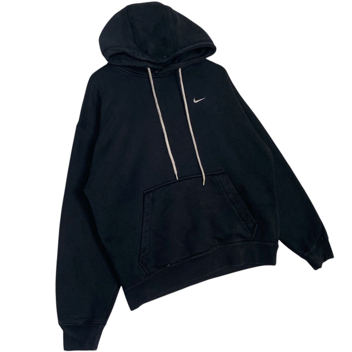 Vintage Nike Hoodie Sweater Small Logo Black Size M