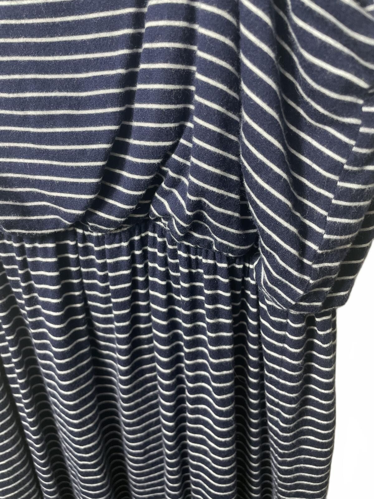 Gap Gap Dress Women's Small Navy Blue White Striped Casual EUC Size S / US 4 / IT 40 - 6 Thumbnail