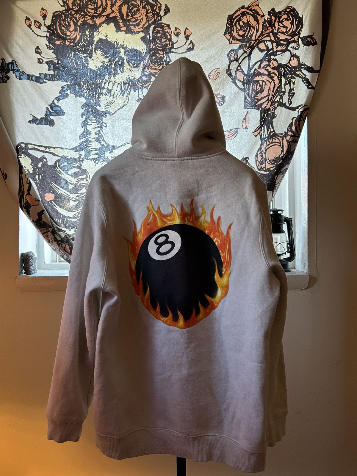 Stussy Stussy 8 Ball Flame Hoodie Size US S / EU 44-46 / 1 - 2 Thumbnail