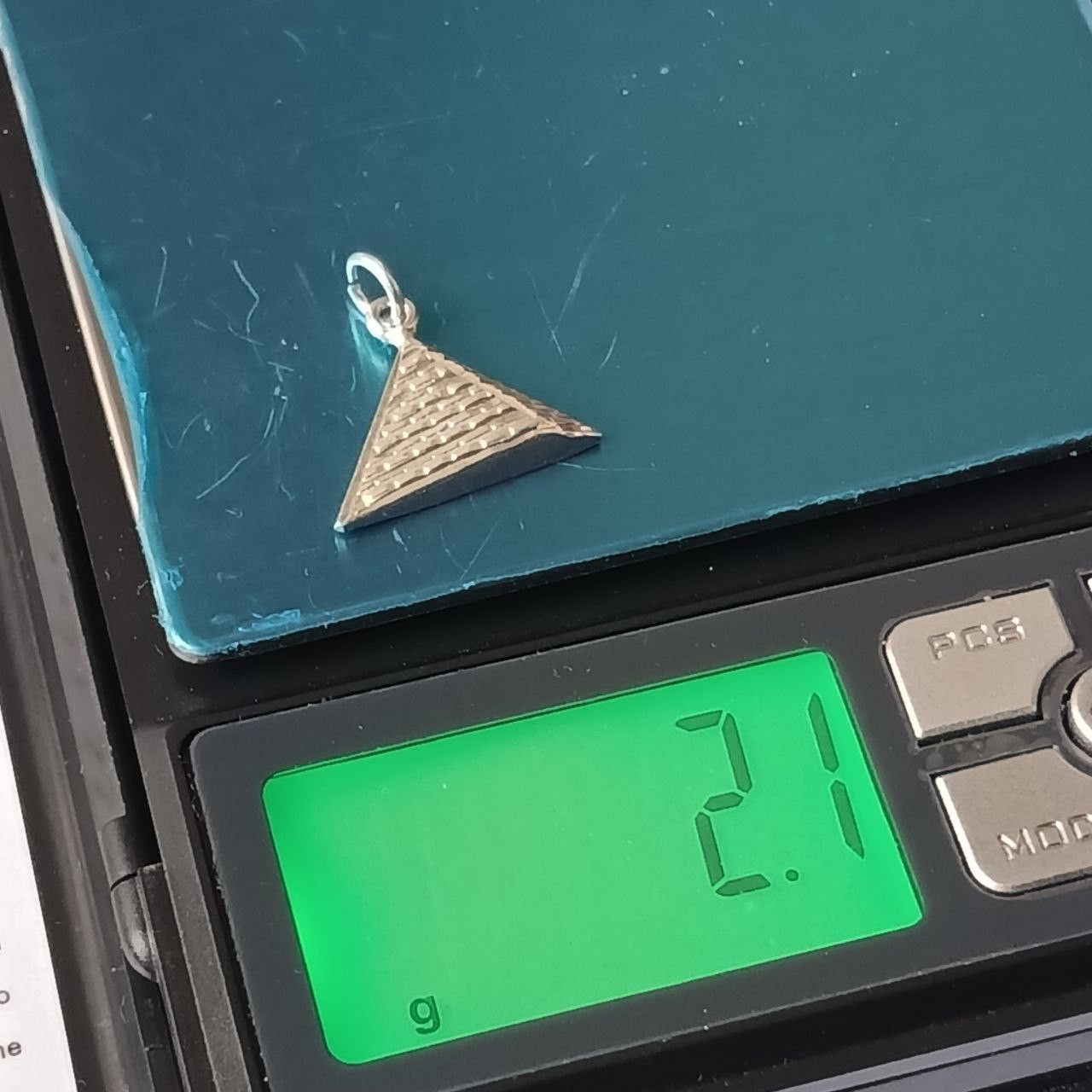 Sterling Silver 925 Silver Pyramid Pendant – Egyptian Style Pharaoh Size ONE SIZE - 7 Thumbnail