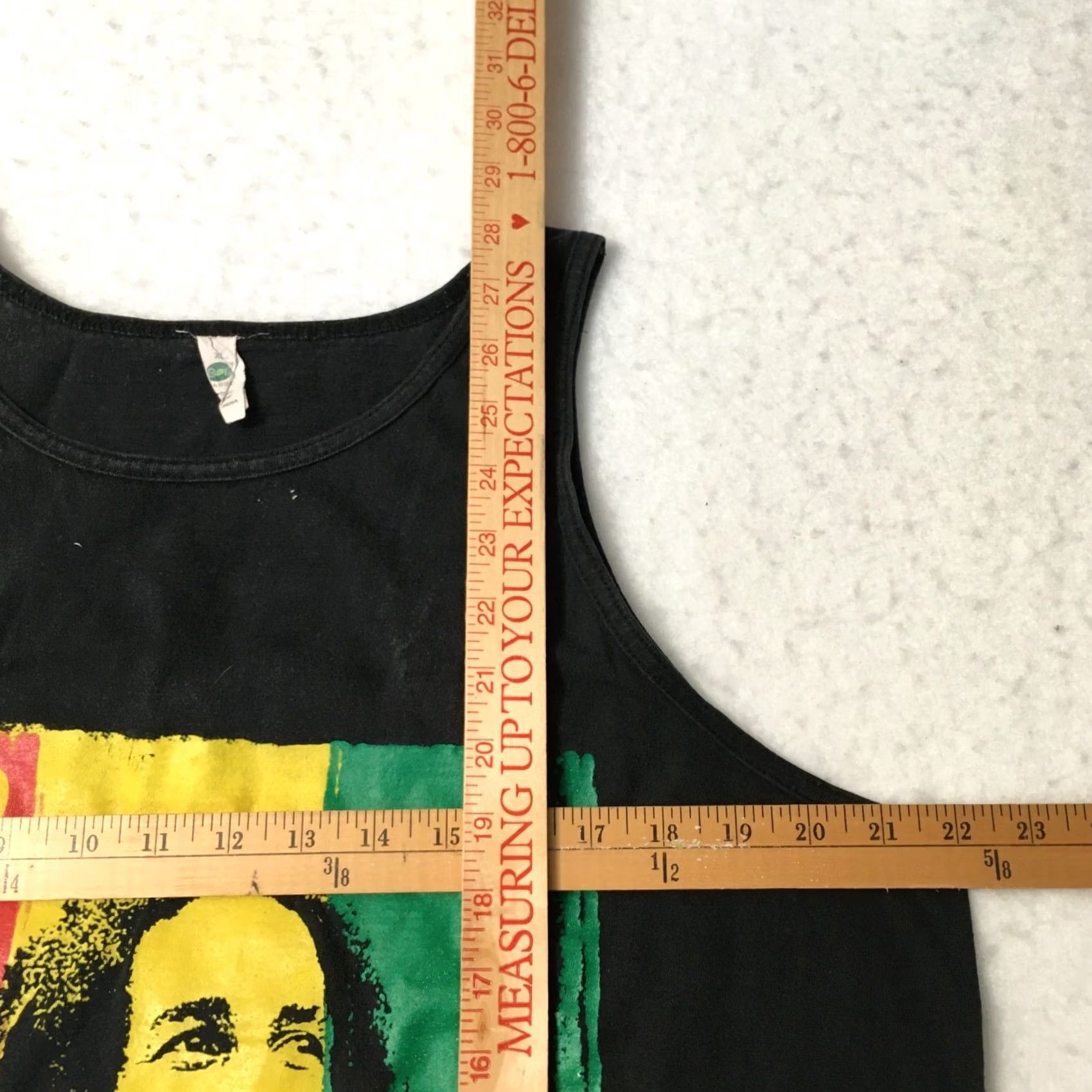 Vintage Bob Marley Shirt XL black Sleeveless tank top graphic one love SEL T Size US XL / EU 56 / 4 - 4 Thumbnail