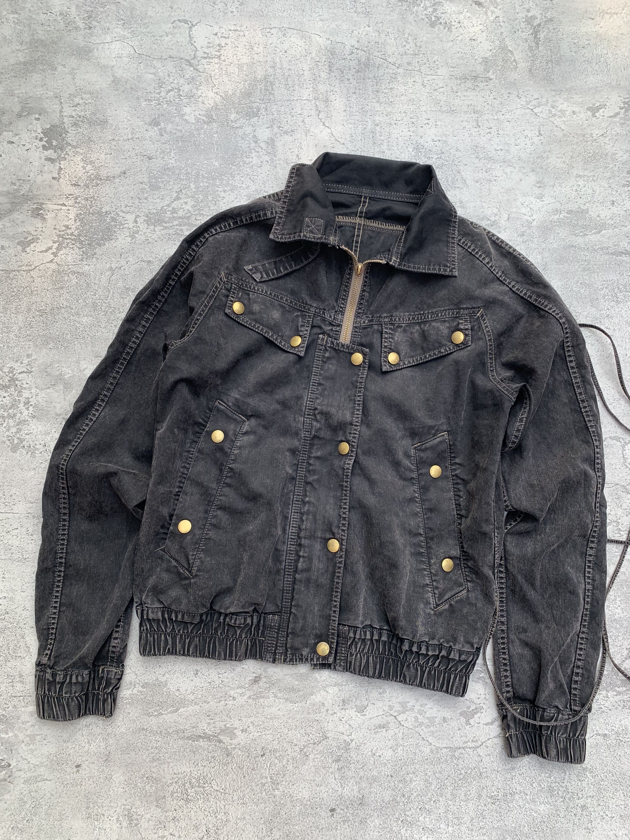Hysteric Glamour × Japanese Brand × Le Grande Bleu (L.G.B.) HYSTERIC GLAMOUR lace-up bondage jacket Size US M / EU 48-50 / 2 - 8 Thumbnail