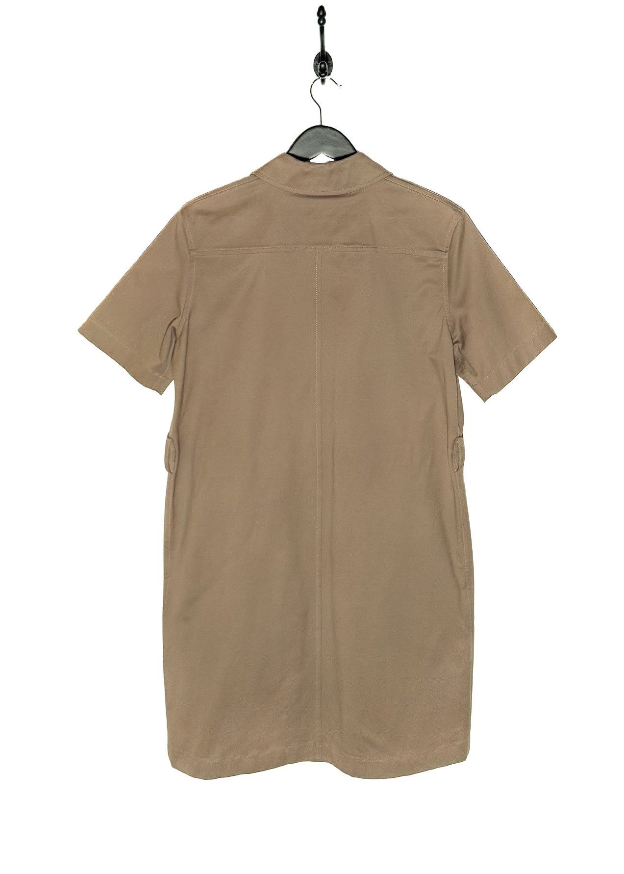Hermes Hermès Light Brown Belted Zipped Mini Dress Size M / US 6-8 / IT 42-44 - 6 Thumbnail
