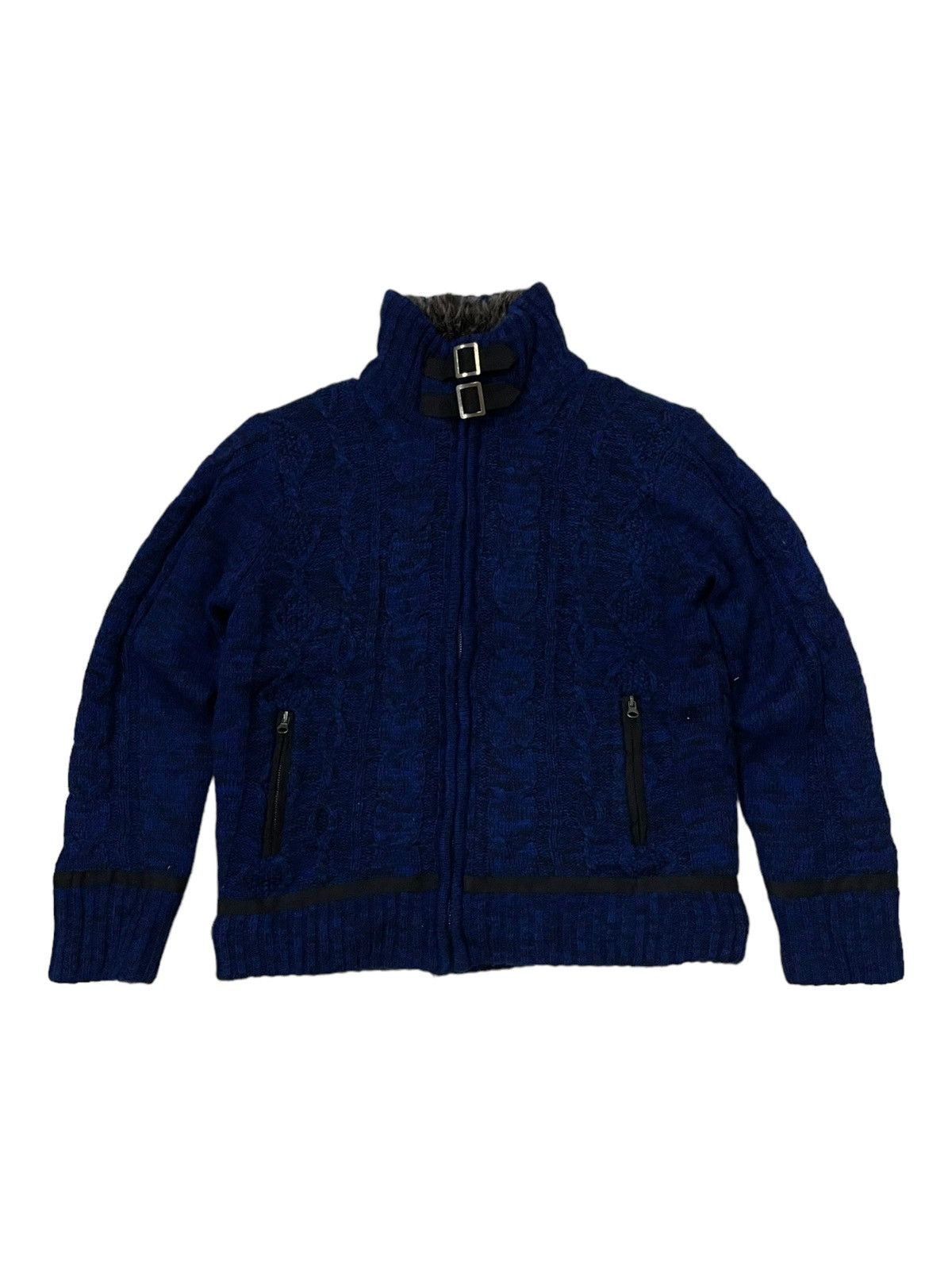 Japanese Brand × Seditionaries L’Garage Winter Knit Fleece Bondage Punk Jacket Size US M / EU 48-50 / 2 - 3 Thumbnail