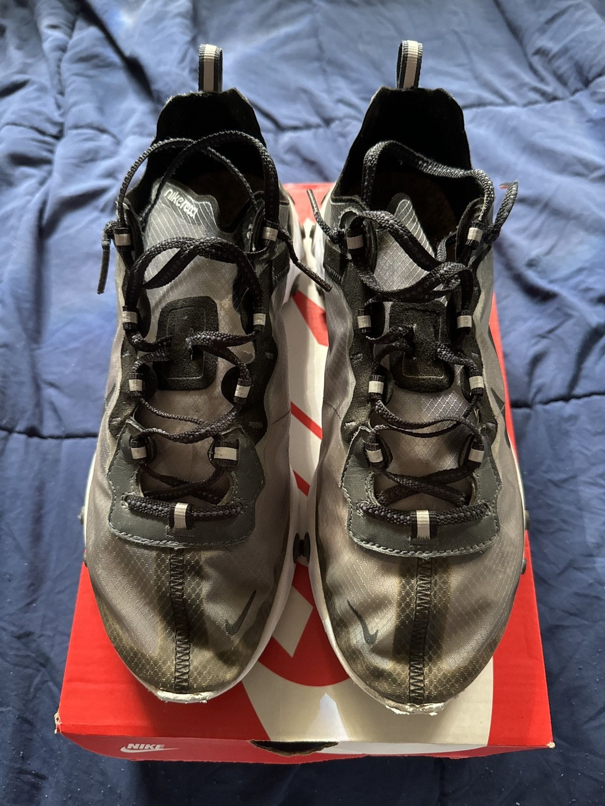 Nike Nike React Element 87 Anthracite Black Size US 11 / EU 44 - 4 Thumbnail