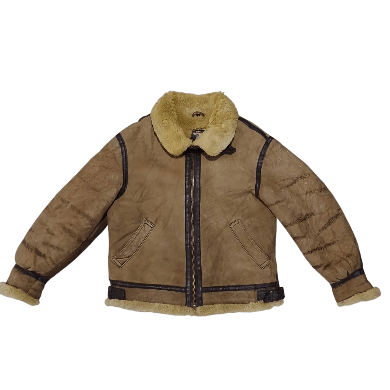 B 3 × Sheepskin Coat × Us Air Force B3 WIND ARMOR SHEEPSKIN  