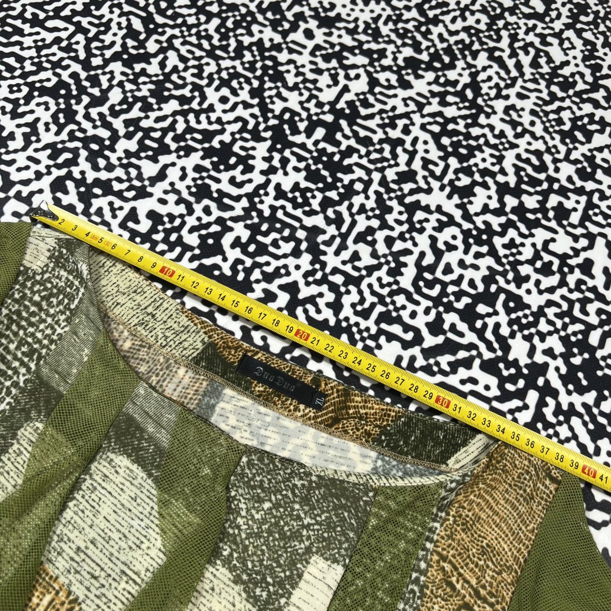 Japanese Brand Vintage Y2K Japanese Mesh Retro Patchwork Style Tank Top Tee Size XL / US 12-14 / IT 48-50 - 19 Thumbnail