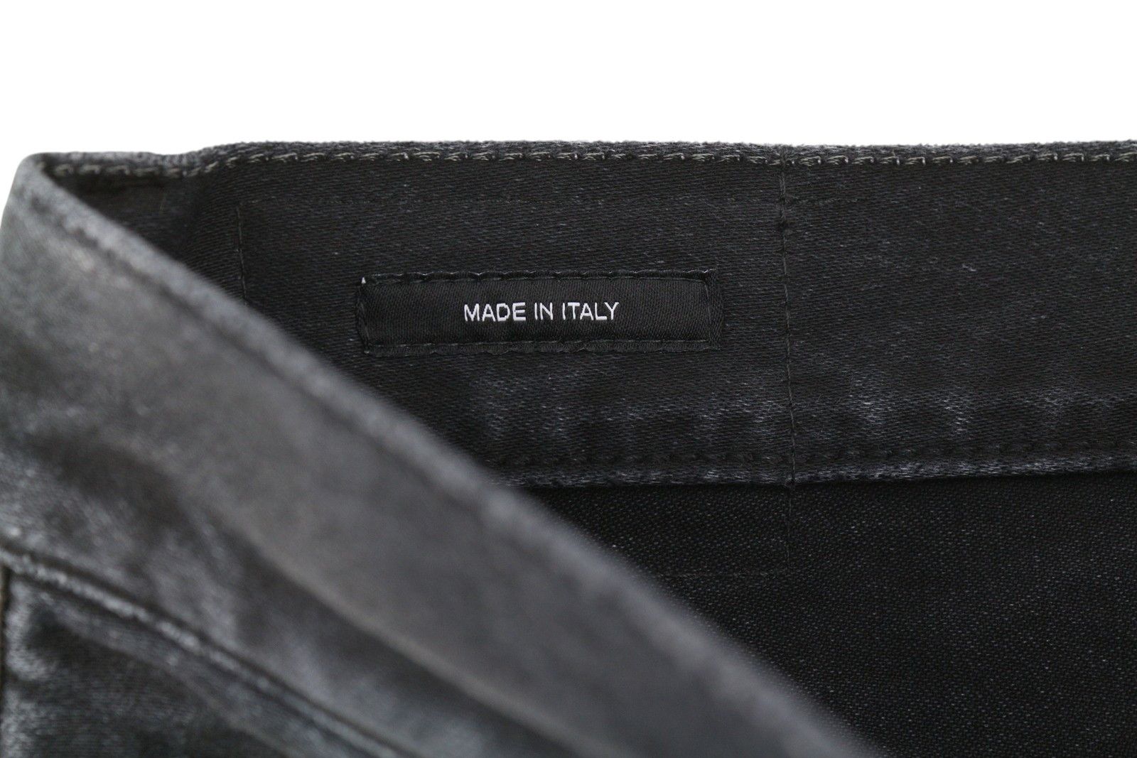 R13 X-BF 26 Black Garment Dyed Moleskin Cropped FW25 86531 Size 26" / US 2 / IT 38 - 6 Thumbnail