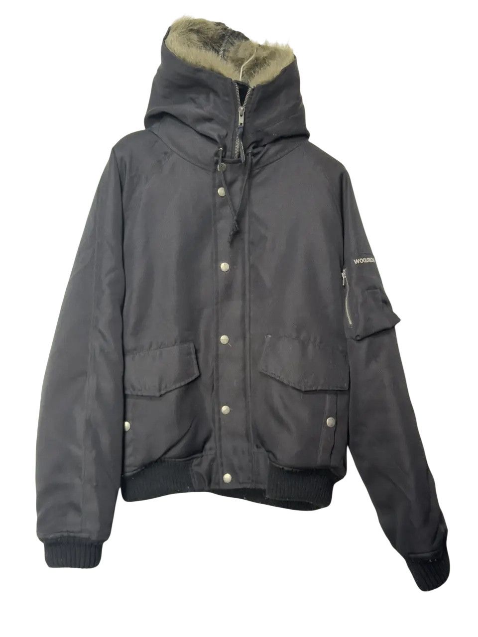 Woolrich Woolen Mills 🔥 hooded bomber jacket puffer fur woolrich size Small Size US S / EU 44-46 / 1 - 7 Thumbnail