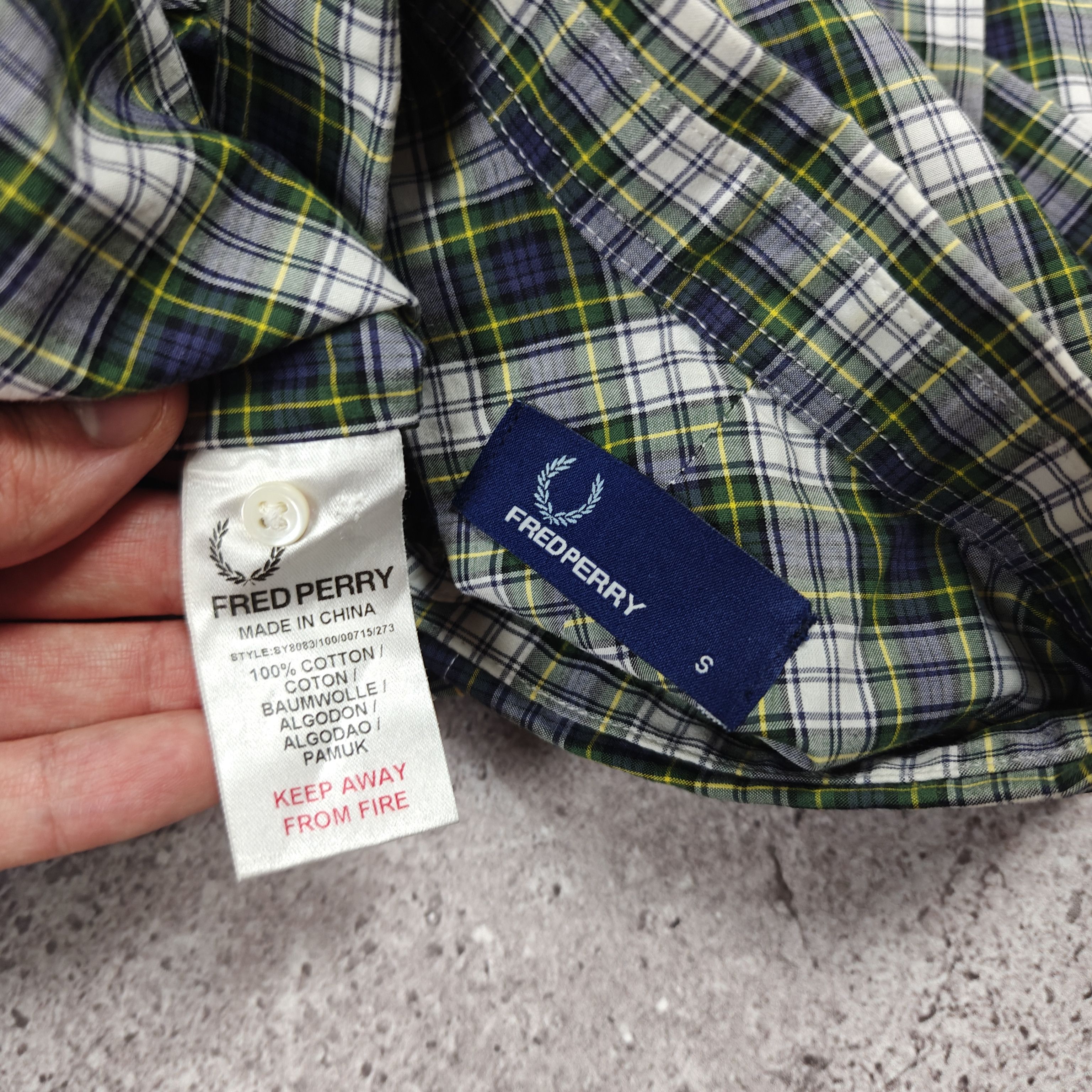 Fred Perry Fred Perry Check Shirt Collared size S Size US S / EU 44-46 / 1 - 7 Thumbnail