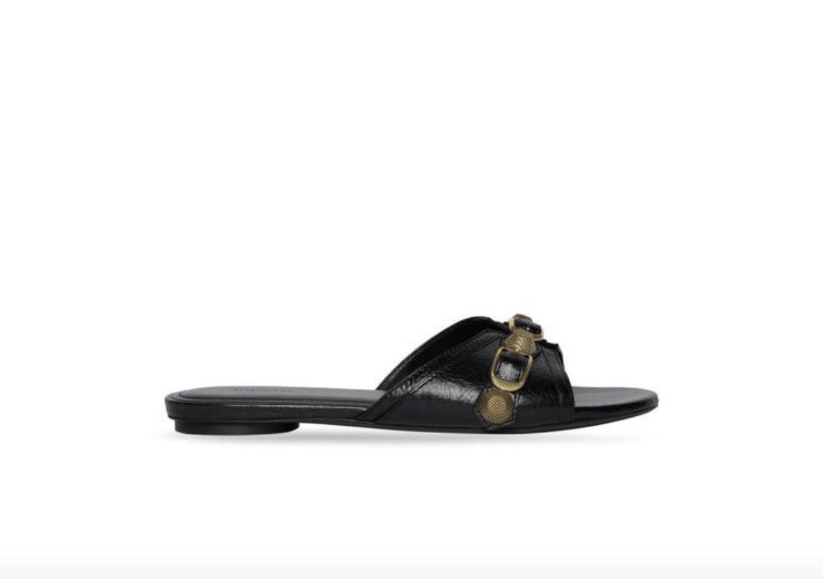 Balenciaga o1w1db10625 Cagole Sandals in Black Size US 8.5 / IT 38.5 - 1 Preview
