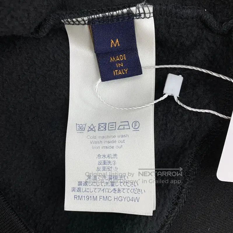 Louis Vuitton Louis Vuitton Black Cotton Women's Hoodie . Size M / US 6-8 / IT 42-44 - 6 Thumbnail