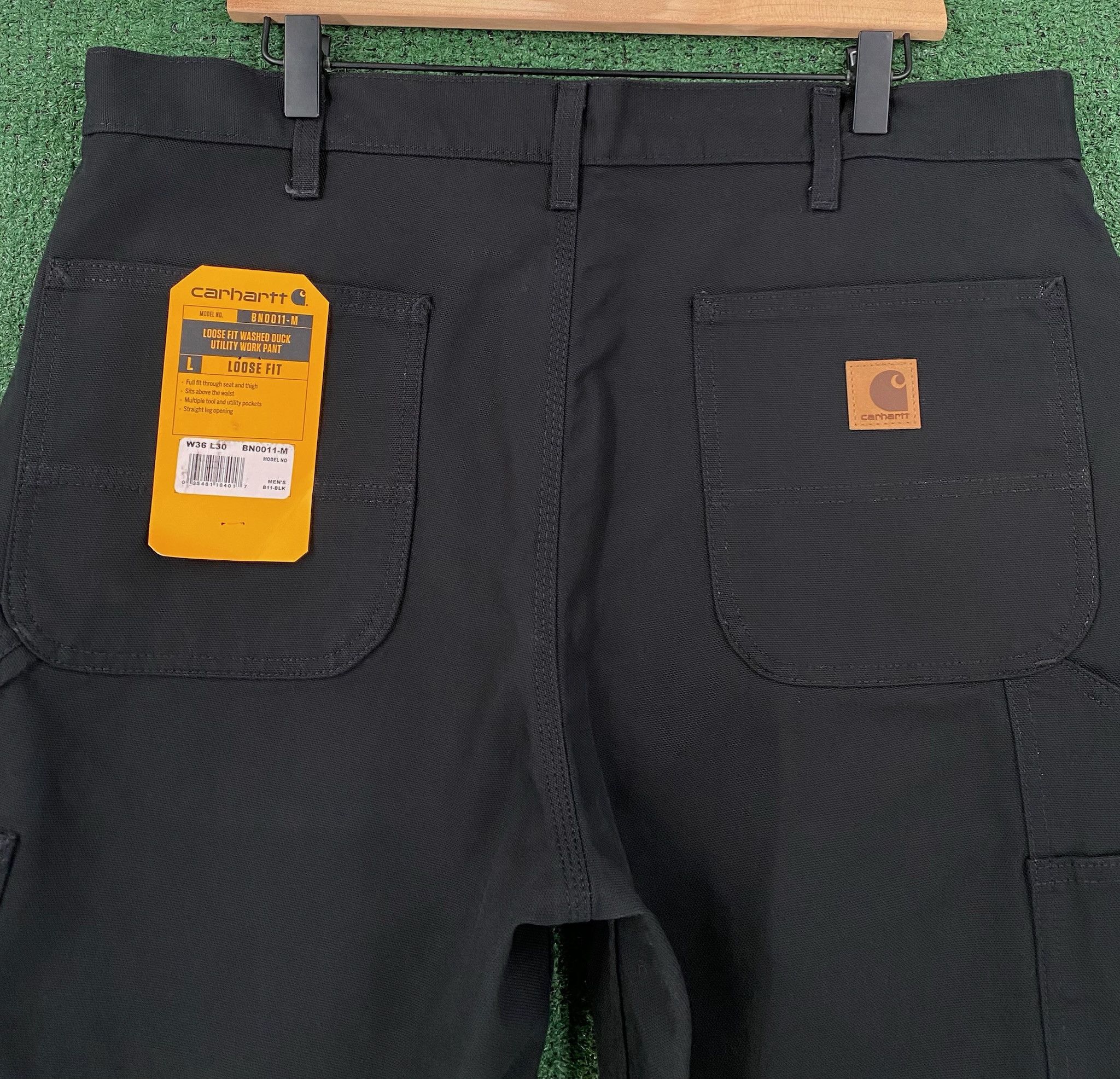 Carhartt NEW Carhartt Loose Fit Washed Duck Canvas Utility Pants 36 Size US 36 / EU 52 - 4 Thumbnail