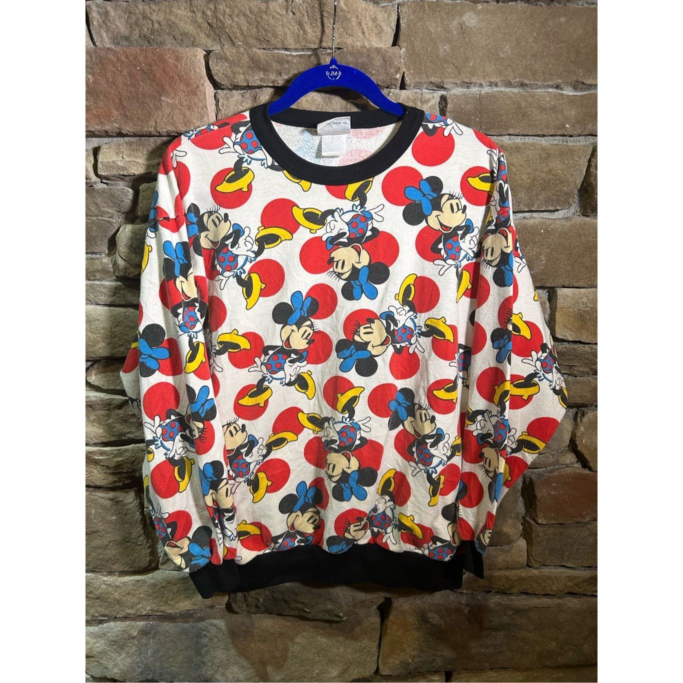 Vintage Vintage 1990s Minnie Mouse AOP Sweatshirt Crewneck Unisex cu Size XL / US 12-14 / IT 48-50 - 1 Thumbnail