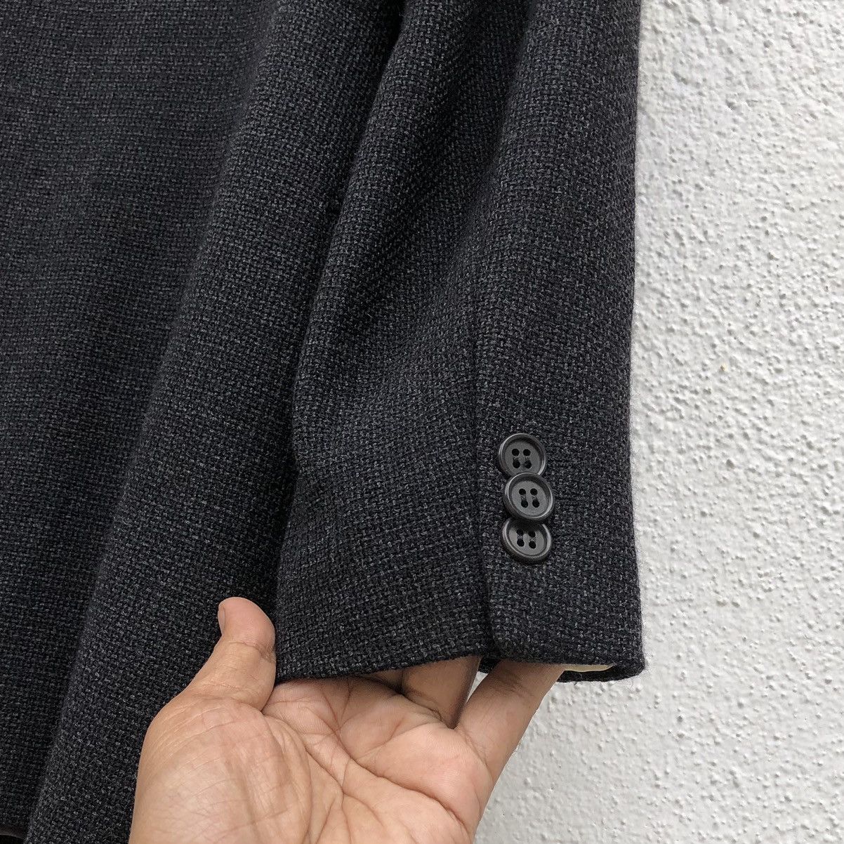 Giorgio Armani Giorgio Armani Linen Pura Lana Single-Breasted Blazer Size 48L - 12 Thumbnail
