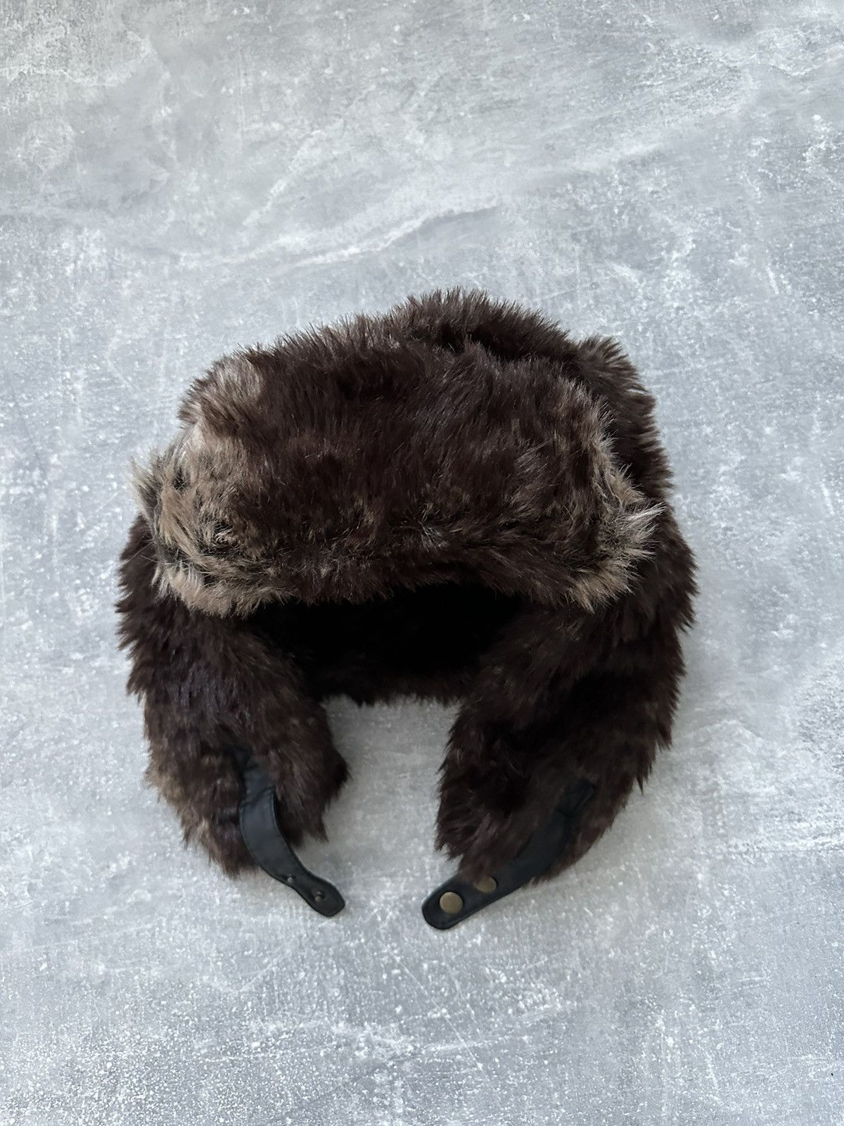 Hysteric Glamour × Japanese Brand Crazy Y2k Mohair Fuzzy Hat Ushanka Punk Winter Size ONE SIZE - 2 Thumbnail