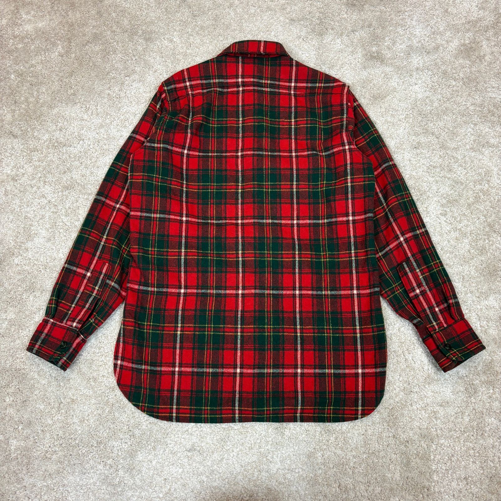 Vintage × Woolrich Woolen Mills Vintage 70s 80s Woolrich Wool Flannel Button Up Shirt Mens S Size US S / EU 44-46 / 1 - 3 Thumbnail