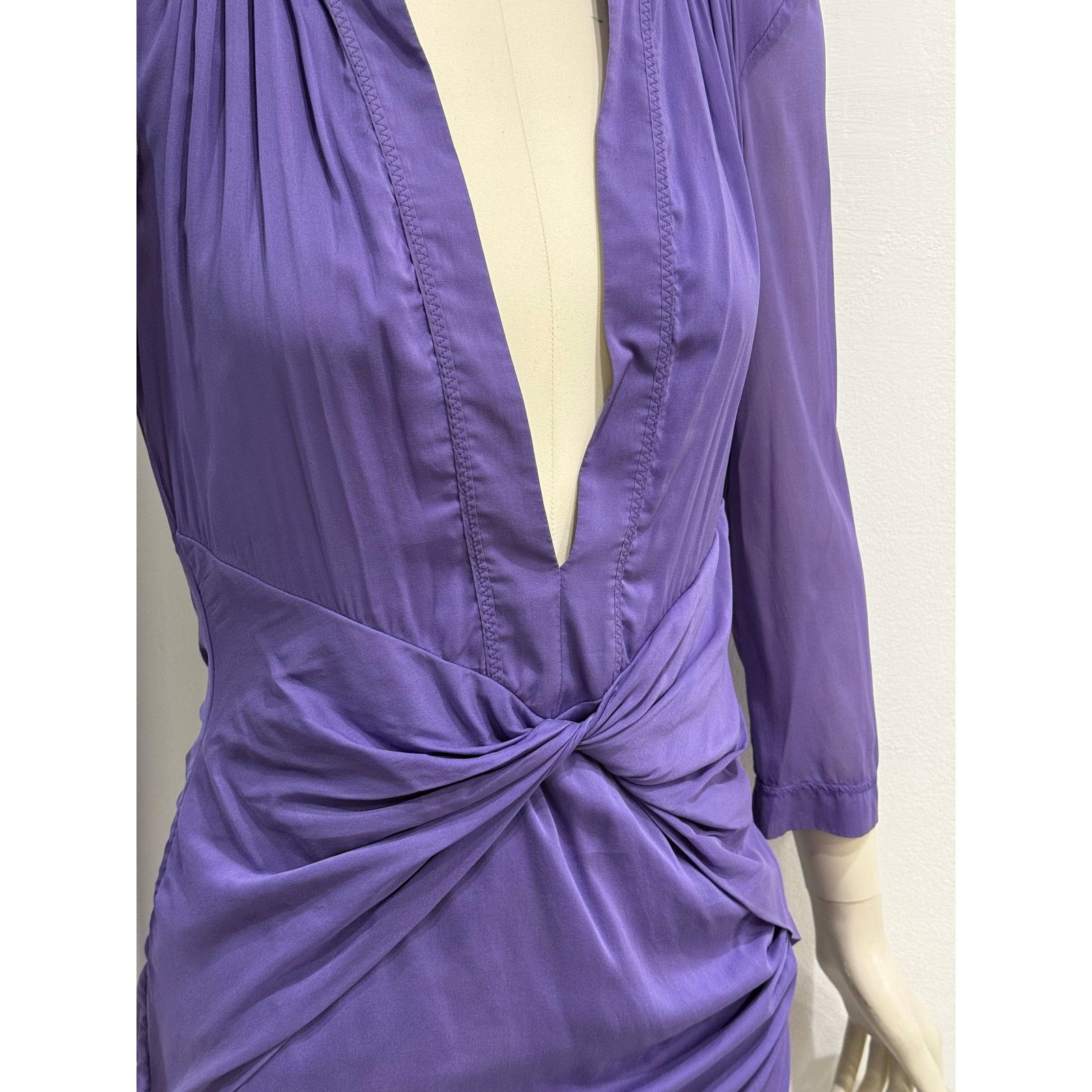 Gucci 2004 Gucci by Tom Ford purple dress Size S / US 4 / IT 40 - 3 Thumbnail
