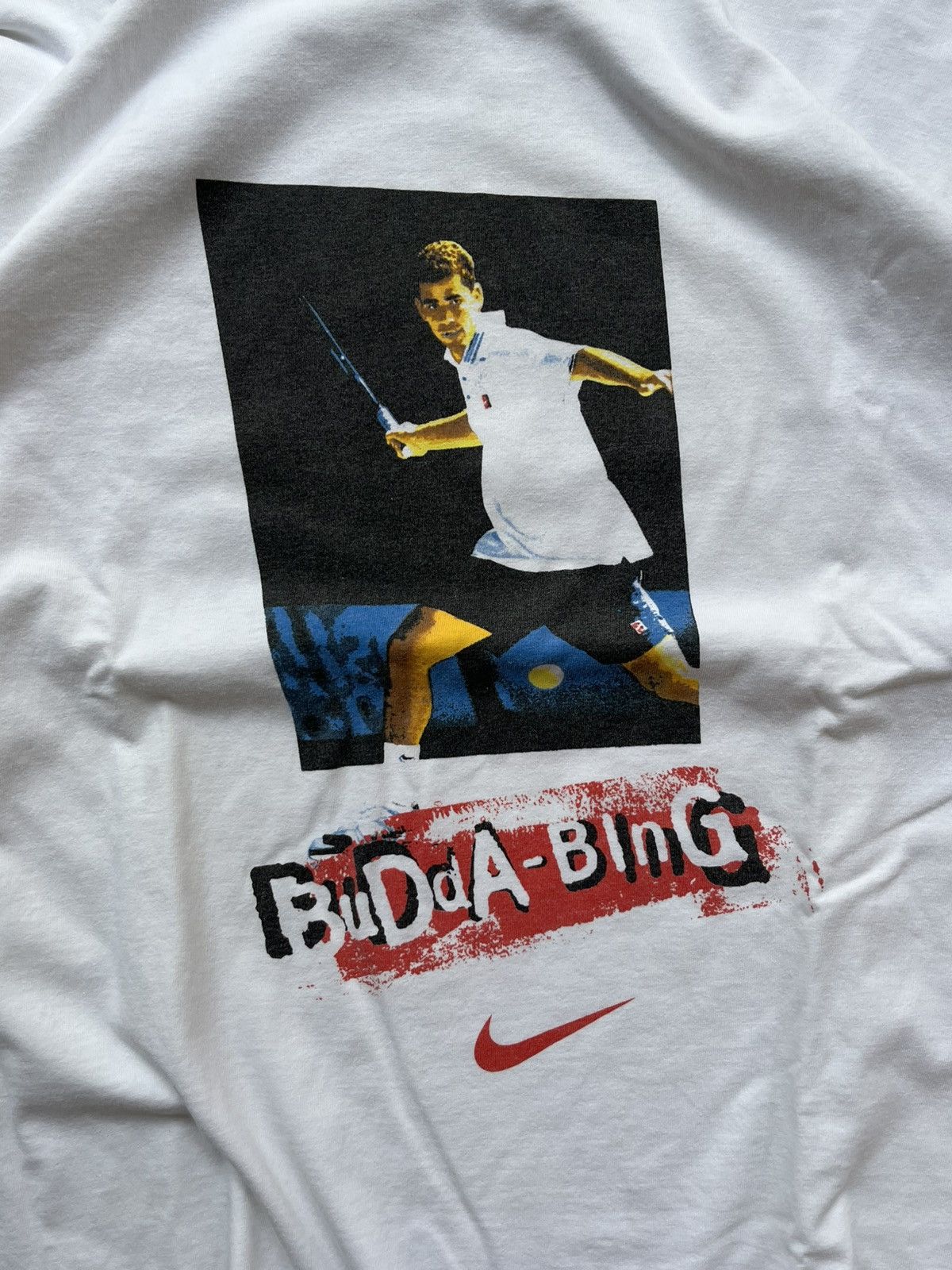 Nike Nike vintage Pete Sampras & Andre Agassi "BuDdA-BinG" Size US L / EU 52-54 / 3 - 2 Thumbnail