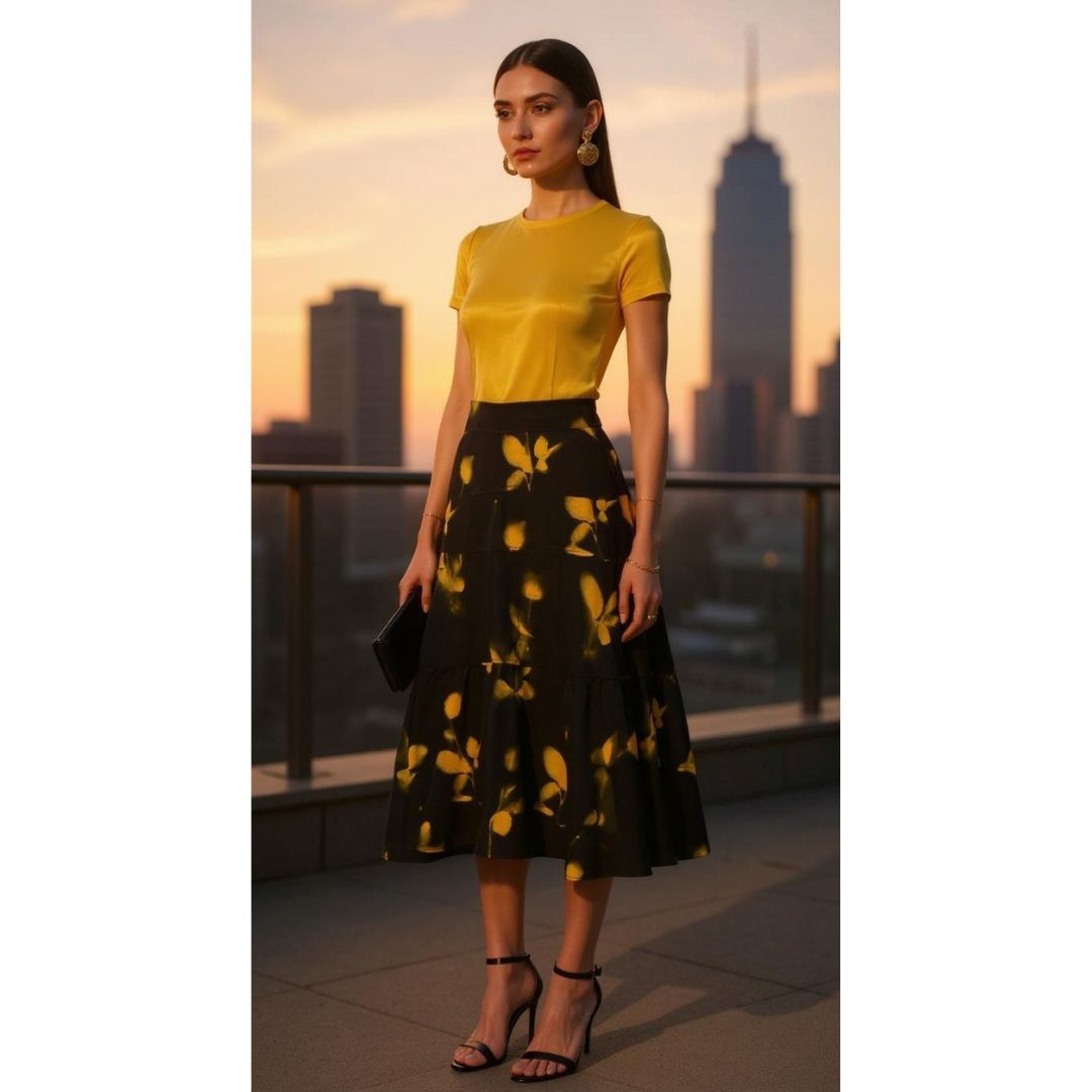 Proenza Schouler Proenza Schouler Floral Print Midi Skirt -Size S Size 27" / US 4 / IT 40 - 3 Thumbnail