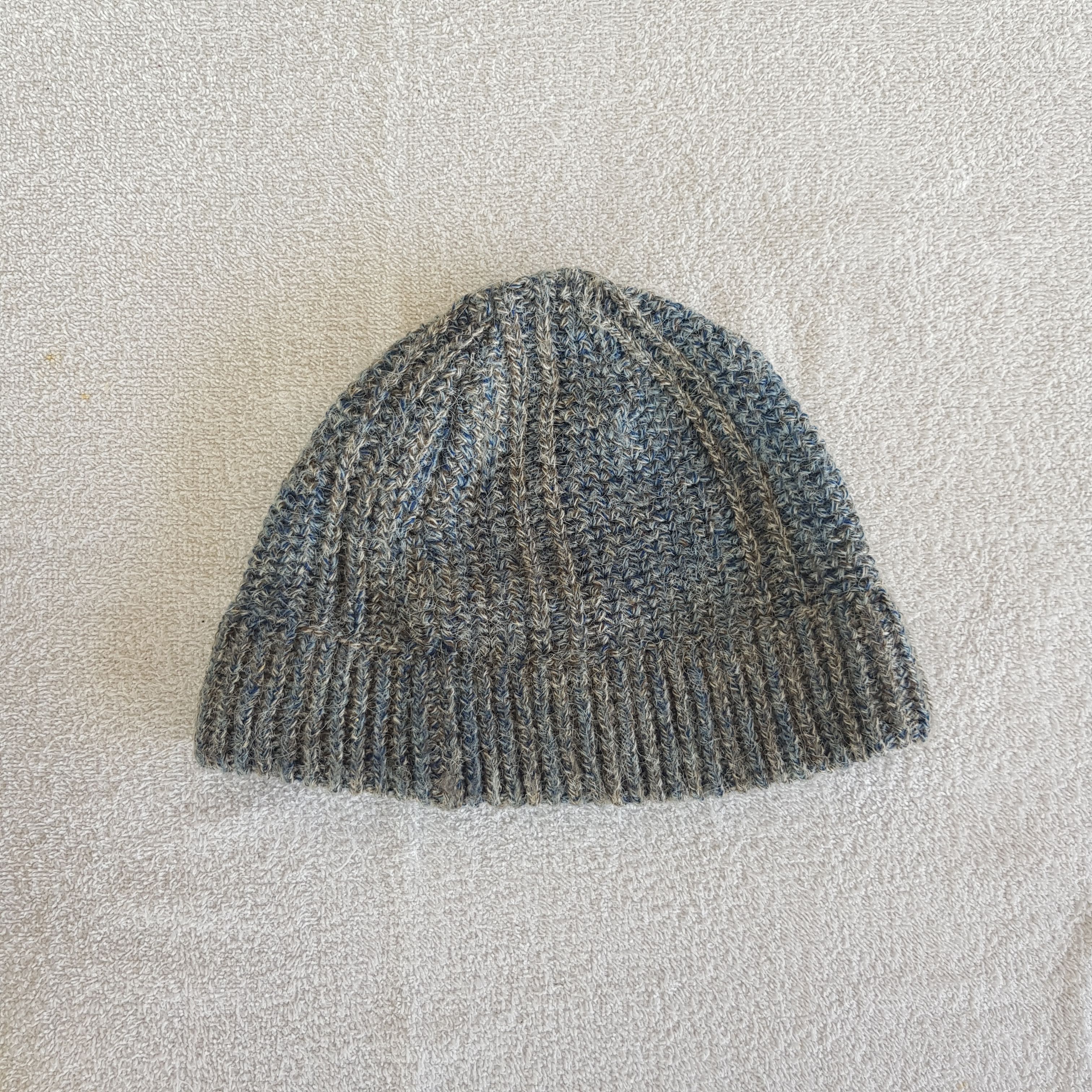 Aran Isles Knitwear Vintage Japanese Beanie Ribbed Knit Snow Caps Hats. Size ONE SIZE - 5 Thumbnail