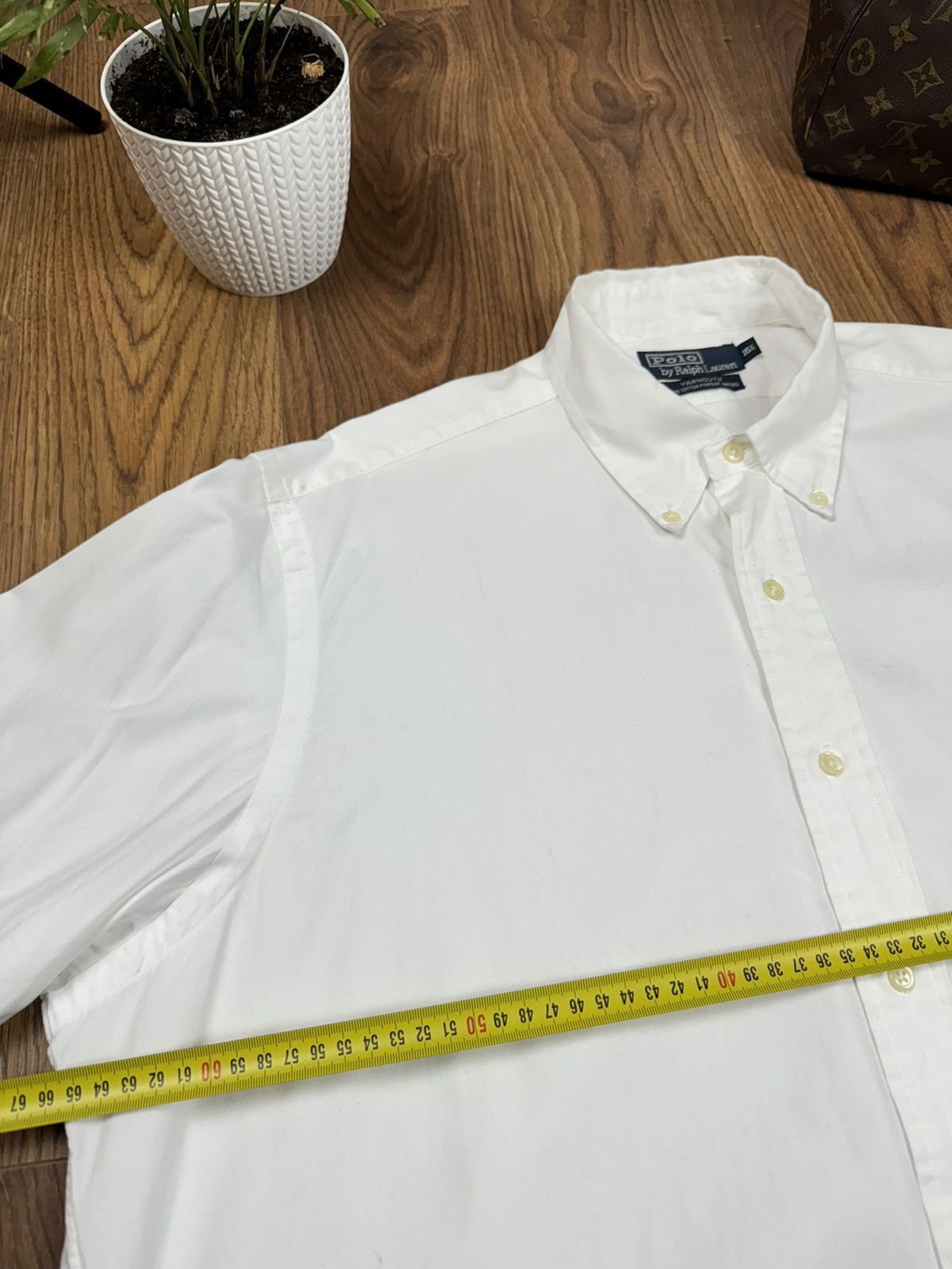 Polo Ralph Lauren White shirt Polo Ralph Lauren Oxford original old money item Size US XL / EU 56 / 4 - 5 Thumbnail