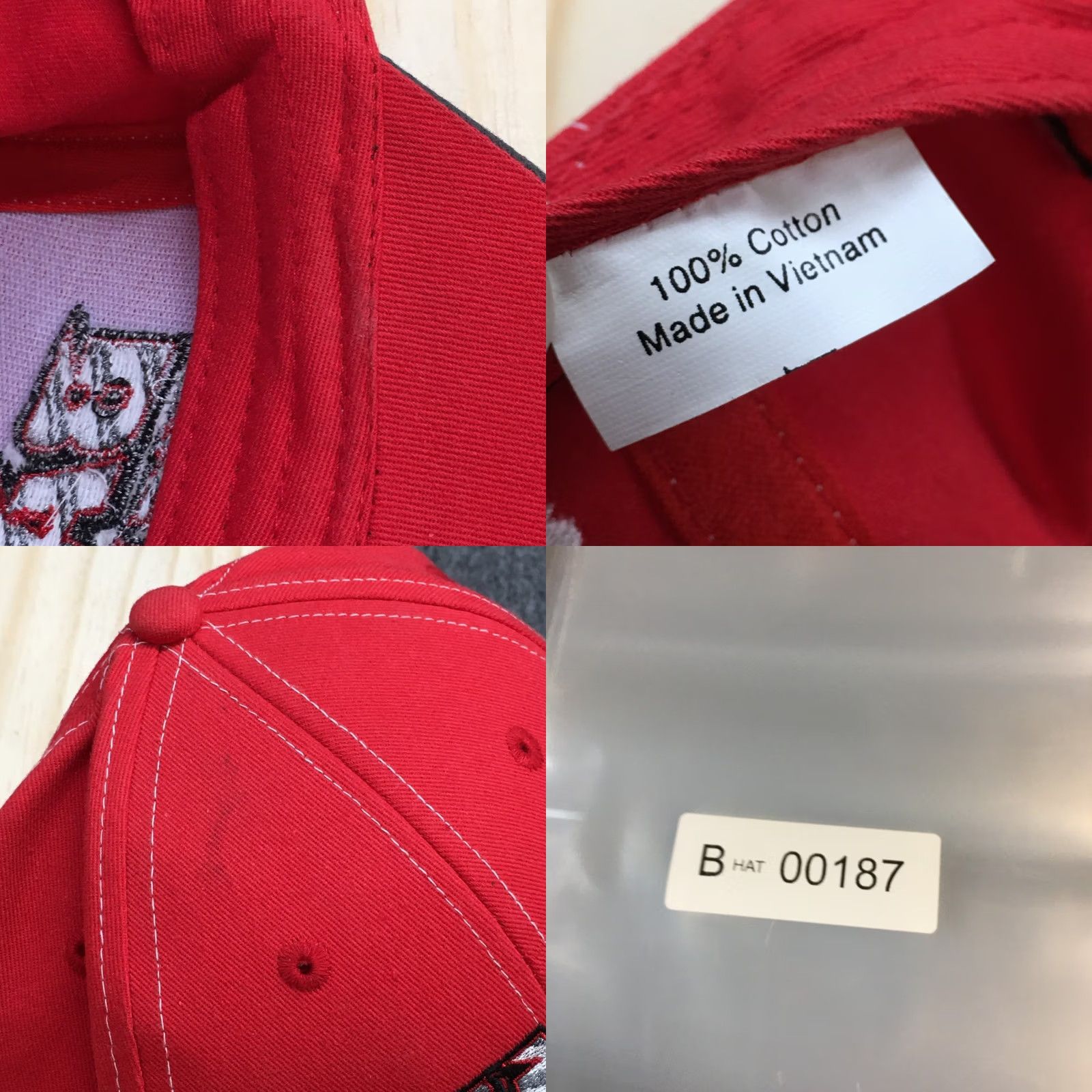 Logo 7 Bandit Big Rig Series Baseball Cap Mens Red OS Curved Brim Embroidered Logo Size ONE SIZE - 9 Thumbnail