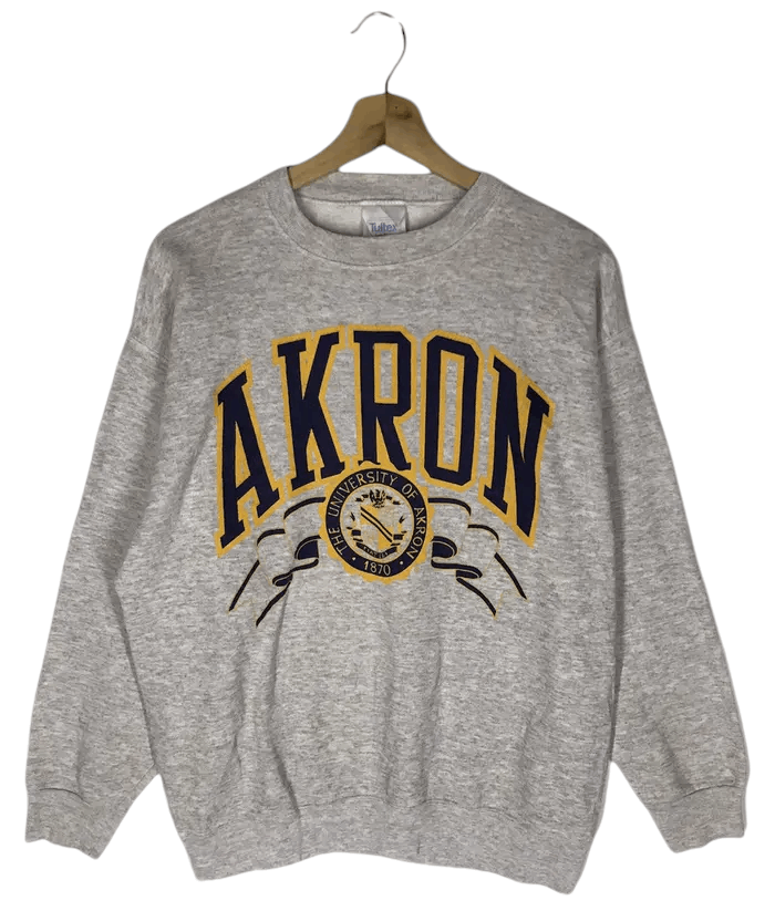 Tultex Vintage 90's The University Of Akron Sweatshirts Size US L / EU 52-54 / 3 - 1 Thumbnail
