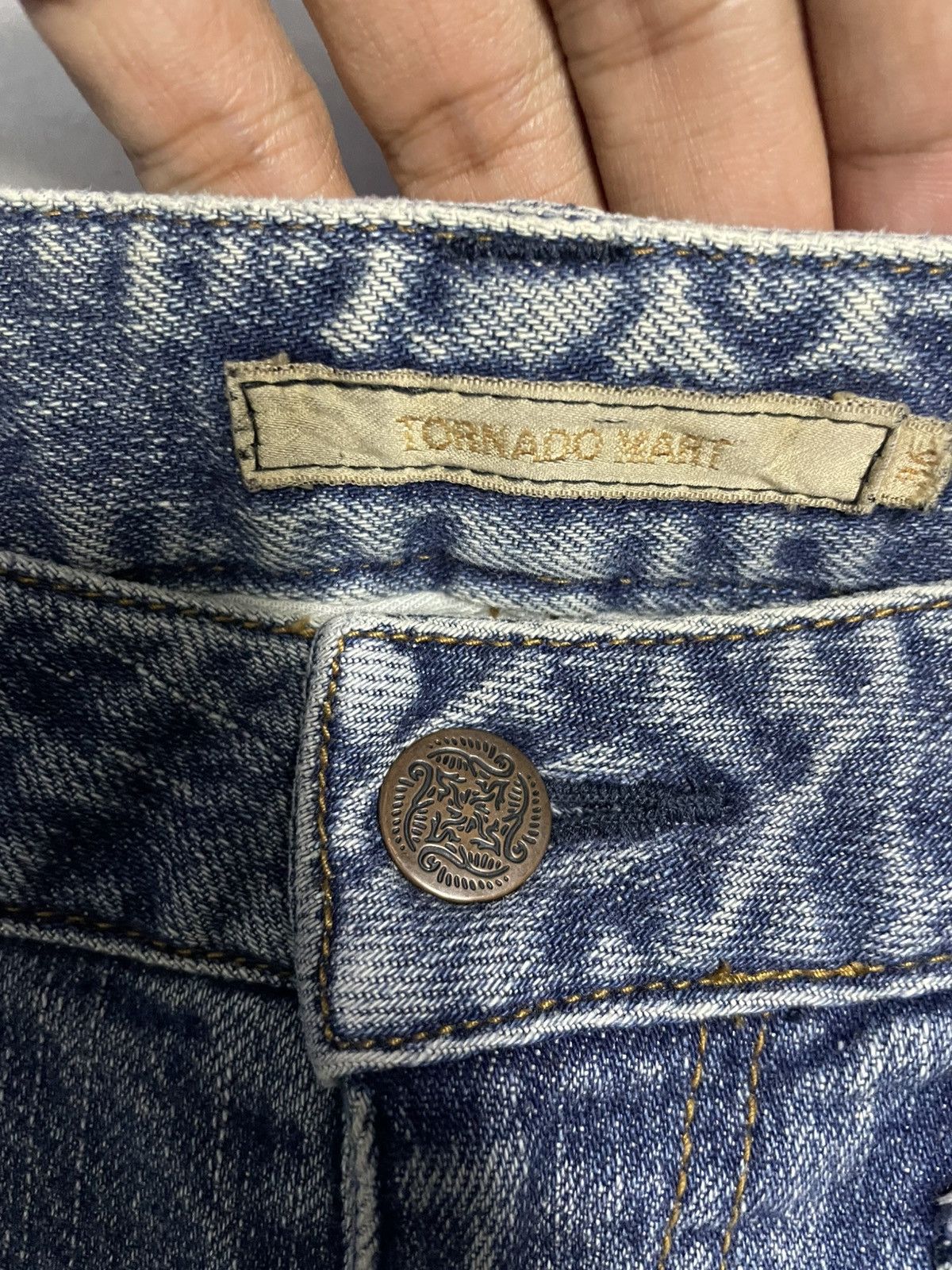 Tornado Mart TornadoMart Japan Distressed Skinny Jeans Size US 28 / EU 44 - 6 Thumbnail
