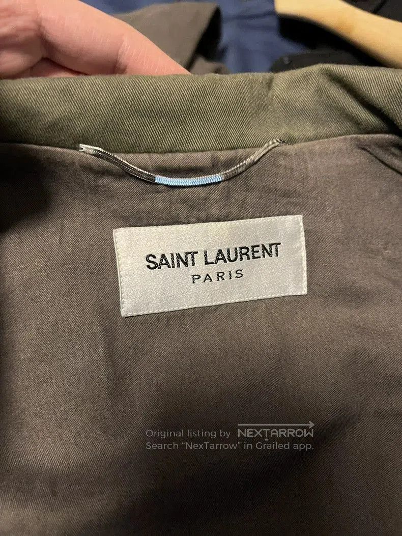 Saint Laurent Paris Saint Laurent Paris Vintage Military Jacket. Size US S / EU 44-46 / 1 - 3 Thumbnail