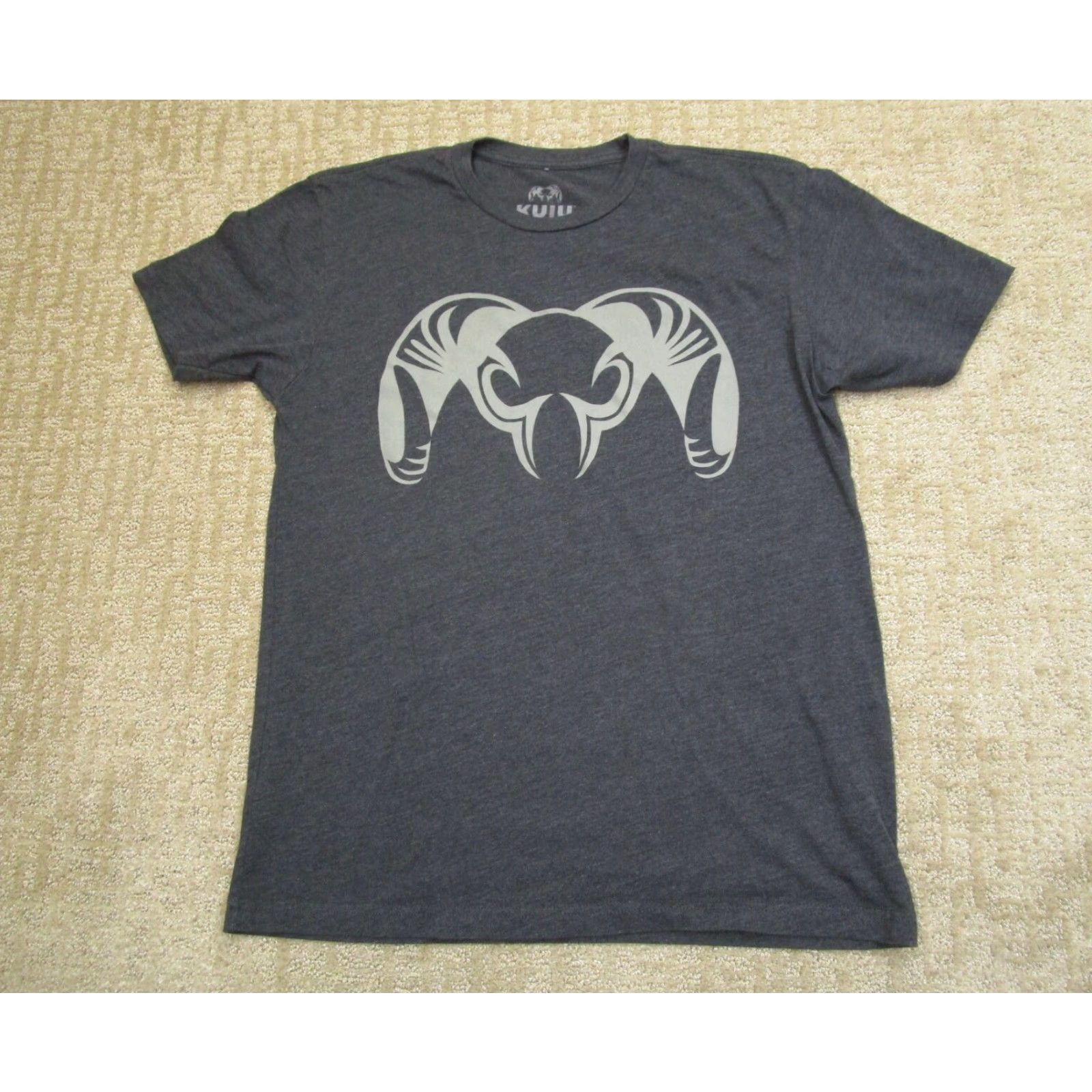 Vintage KUIU Shirt Men Small Gray Short Sleeve Big Ram Graphic Casual Lightweight Size US S / EU 44-46 / 1 - 2 Thumbnail