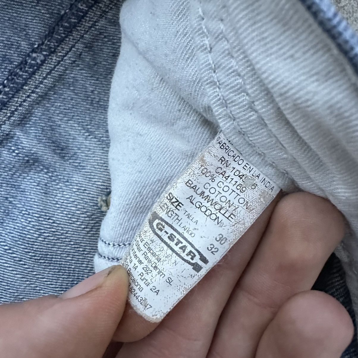 G-Star Vintage Ultra Rare G-Star Raw Jeans Size W30xL32 Crazy Fit Size US 30 / EU 46 - 6 Thumbnail