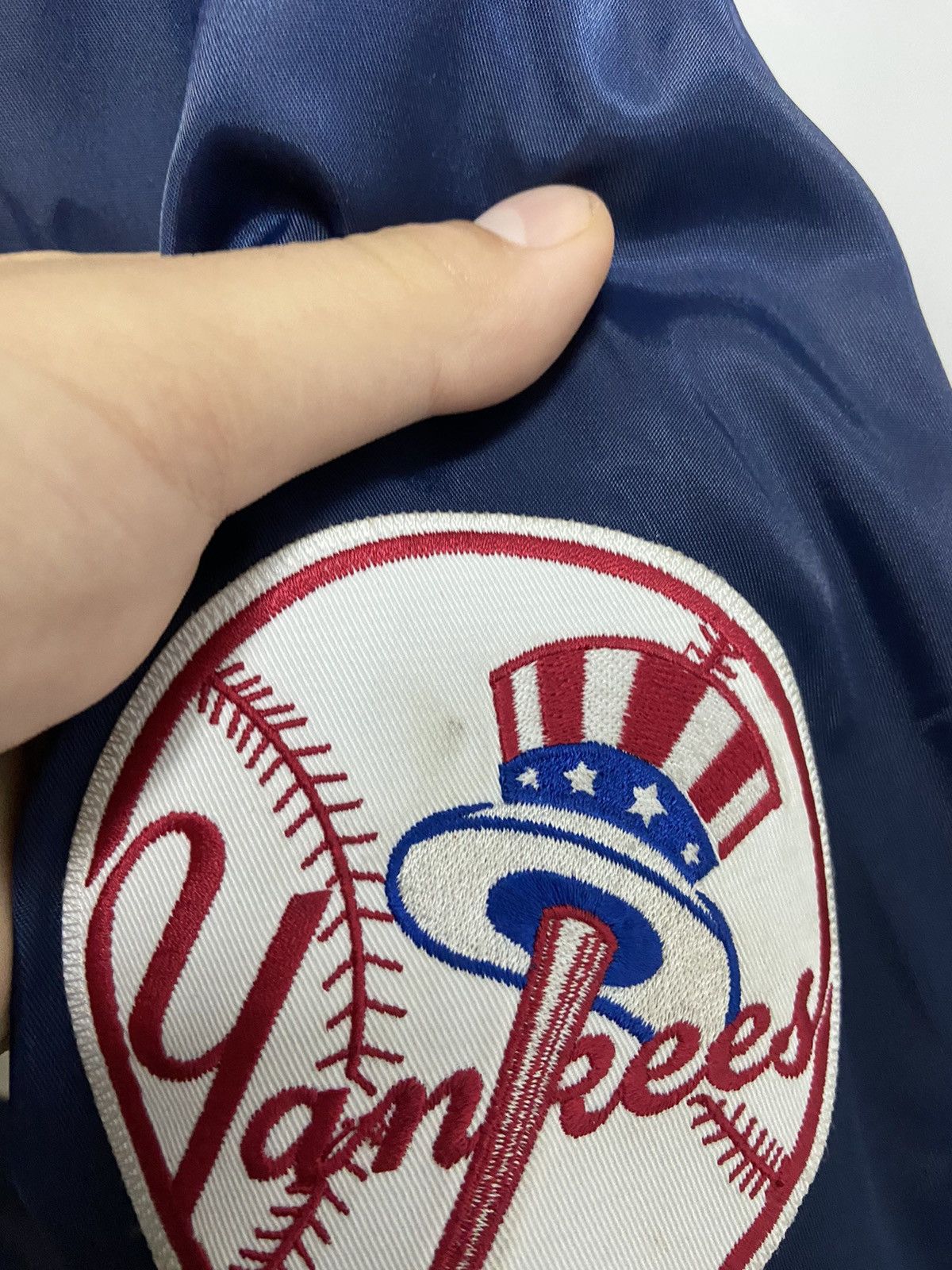 New York Yankees × Vintage New York Yankees Bomber Jacket Vintage Big Logo Baseball Size US XXL / EU 58 / 5 - 11 Thumbnail