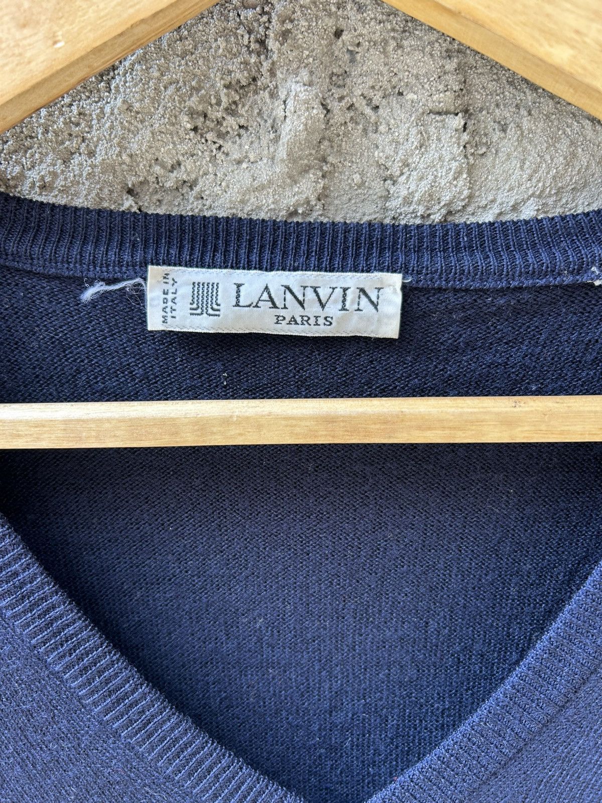 Lanvin Lanvin V-neck Wool Knitt Sweater Size US M / EU 48-50 / 2 - 3 Thumbnail