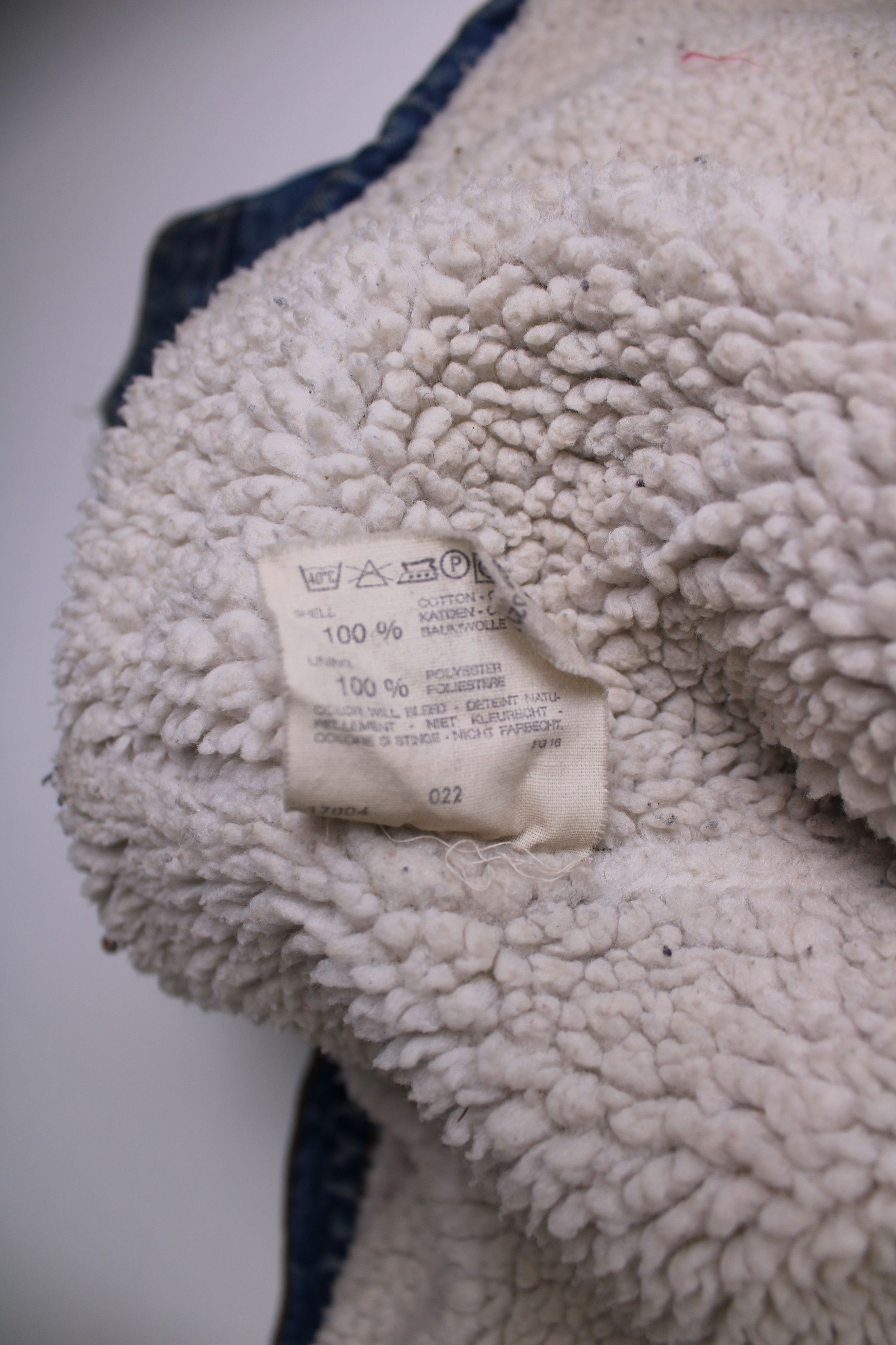 Levi's Levis Vintage Sherpa Lined Denim Jacket 1990S Vtg 48 Size US L / EU 52-54 / 3 - 9 Thumbnail