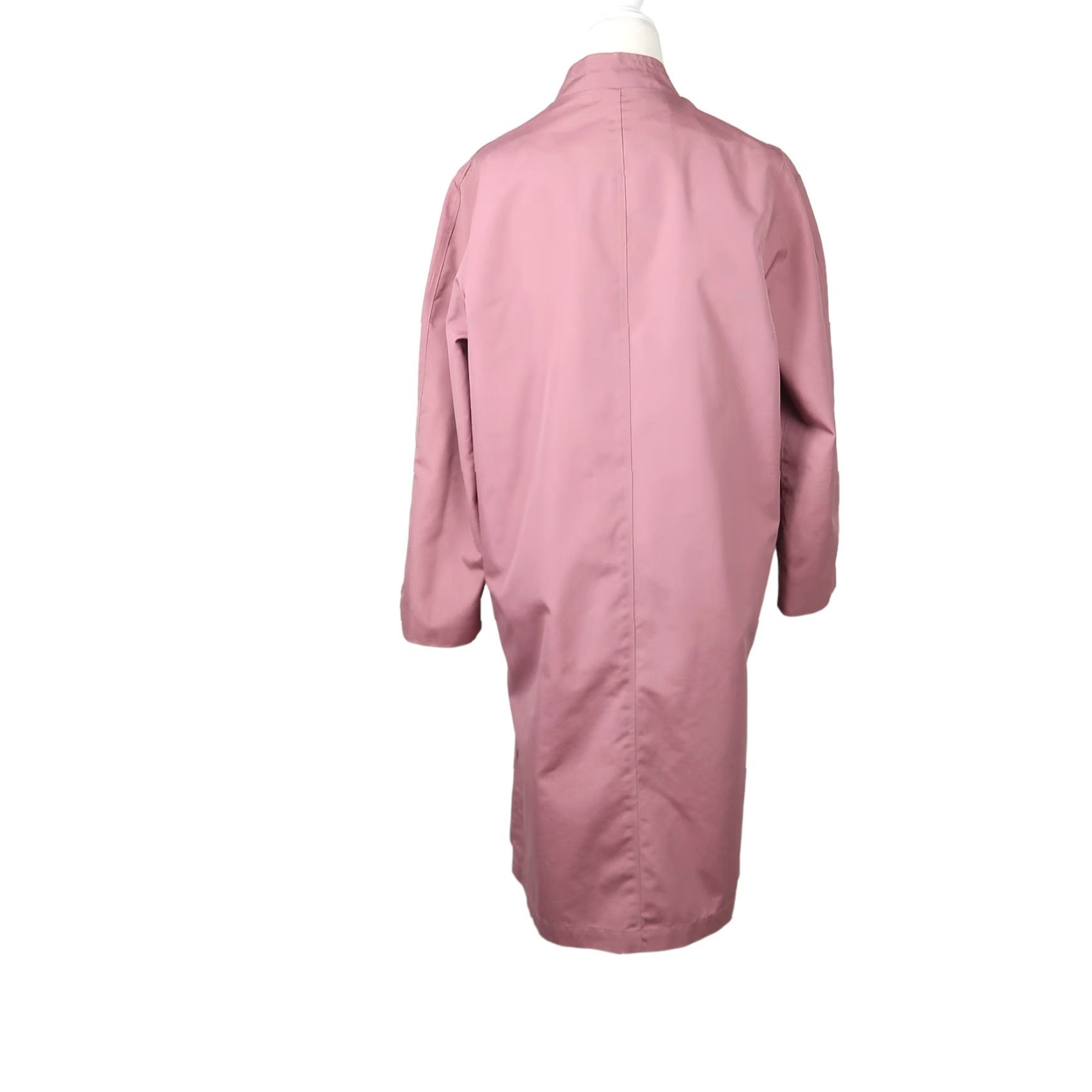 Vintage VINTAGE Fleet Street Jacket Rain Coat Mid-Length Pink 12 Womens Fall Spring Button Cotton Blend Long Sleeve Size XL / US 12-14 / IT 48-50 - 4 Thumbnail