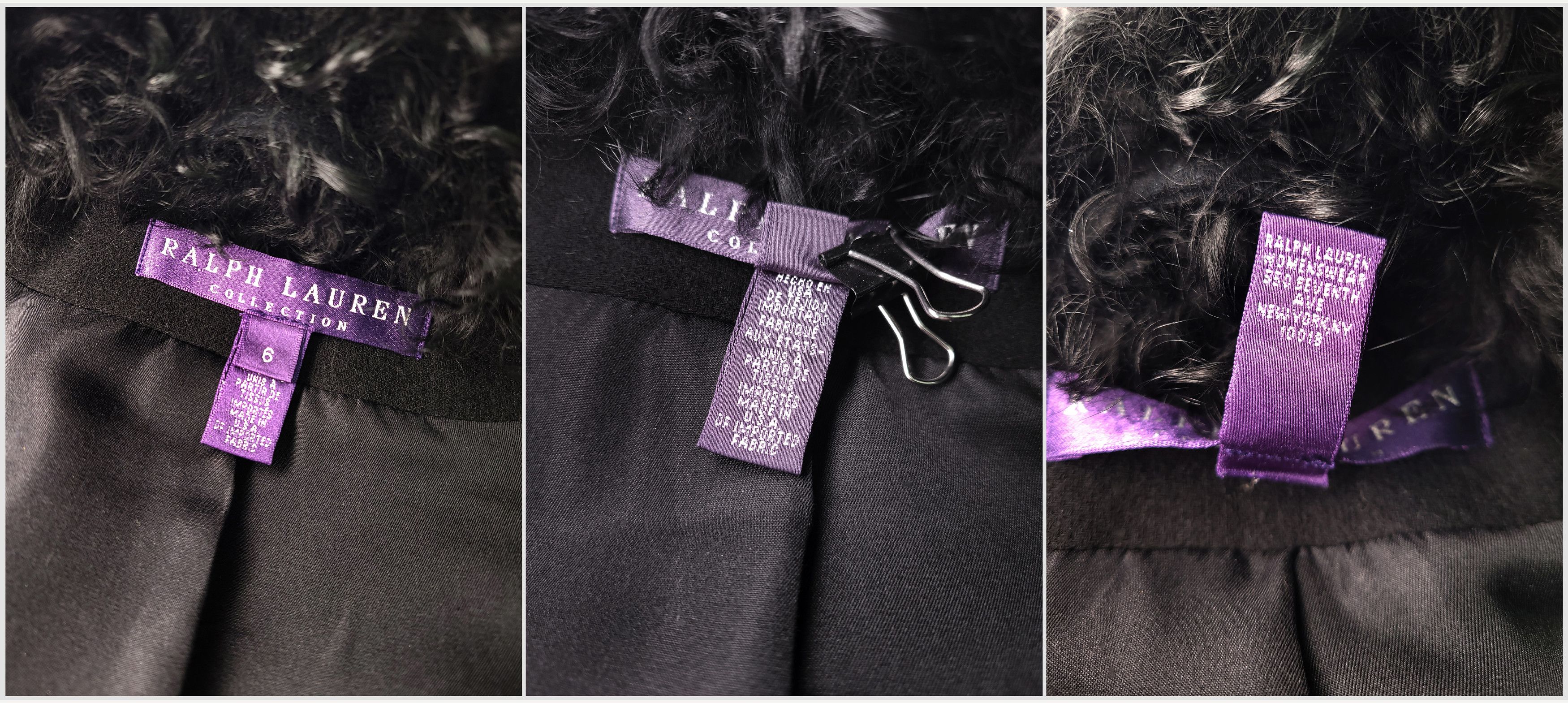 Ralph Lauren Purple Label Ralph Lauren Collection_ Lamb Shearling Trim _ Wool Coat Size M / US 6-8 / IT 42-44 - 8 Thumbnail