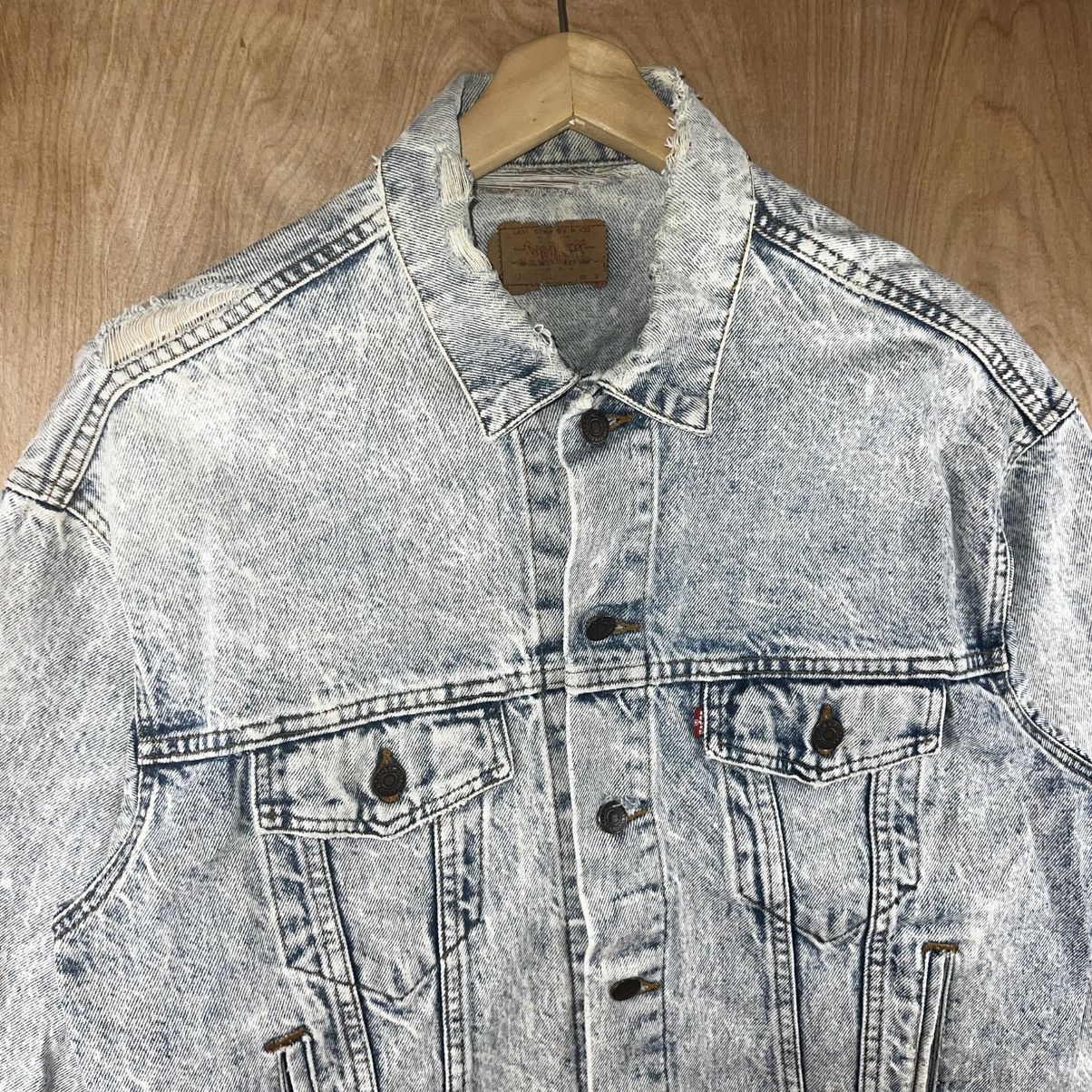 Levi's VINTAGE 70s LEVI’S TRUCKER JACKET DENIM USA MADE ACID WASH Size US M / EU 48-50 / 2 - 2 Thumbnail