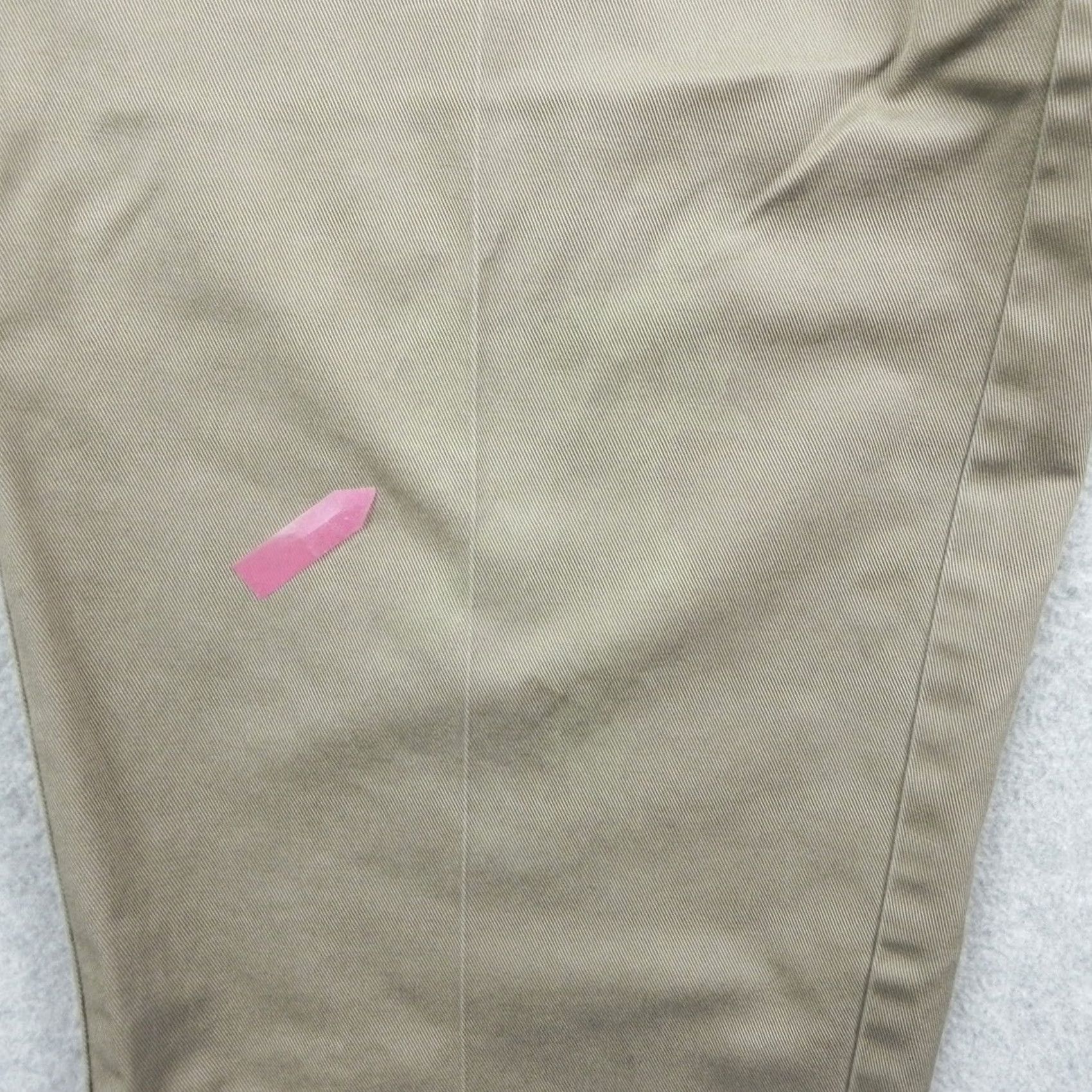 Nordstrom Nordstrom Pants Mens 35x30 Khaki Stretch Pleated Tan Regular Straight Zip Canvas Cotton Blend Brand: Nordstrom Size US 35 - 3 Thumbnail