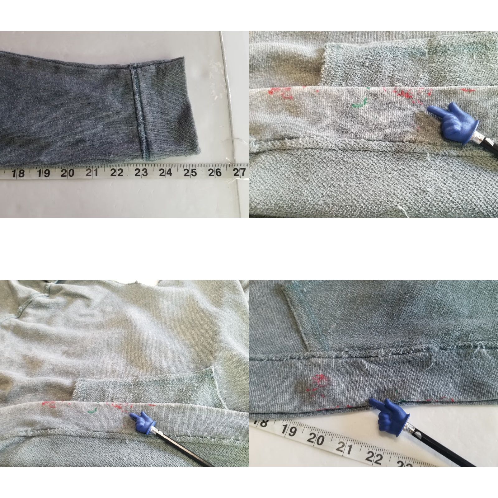 Free People Free People Sweatshirt Long Sleeve Women Crew Neck Oversized Distressed Gray M Pullover Cotton Polyester See All Pics Size M / US 6-8 / IT 42-44 - 8 Thumbnail