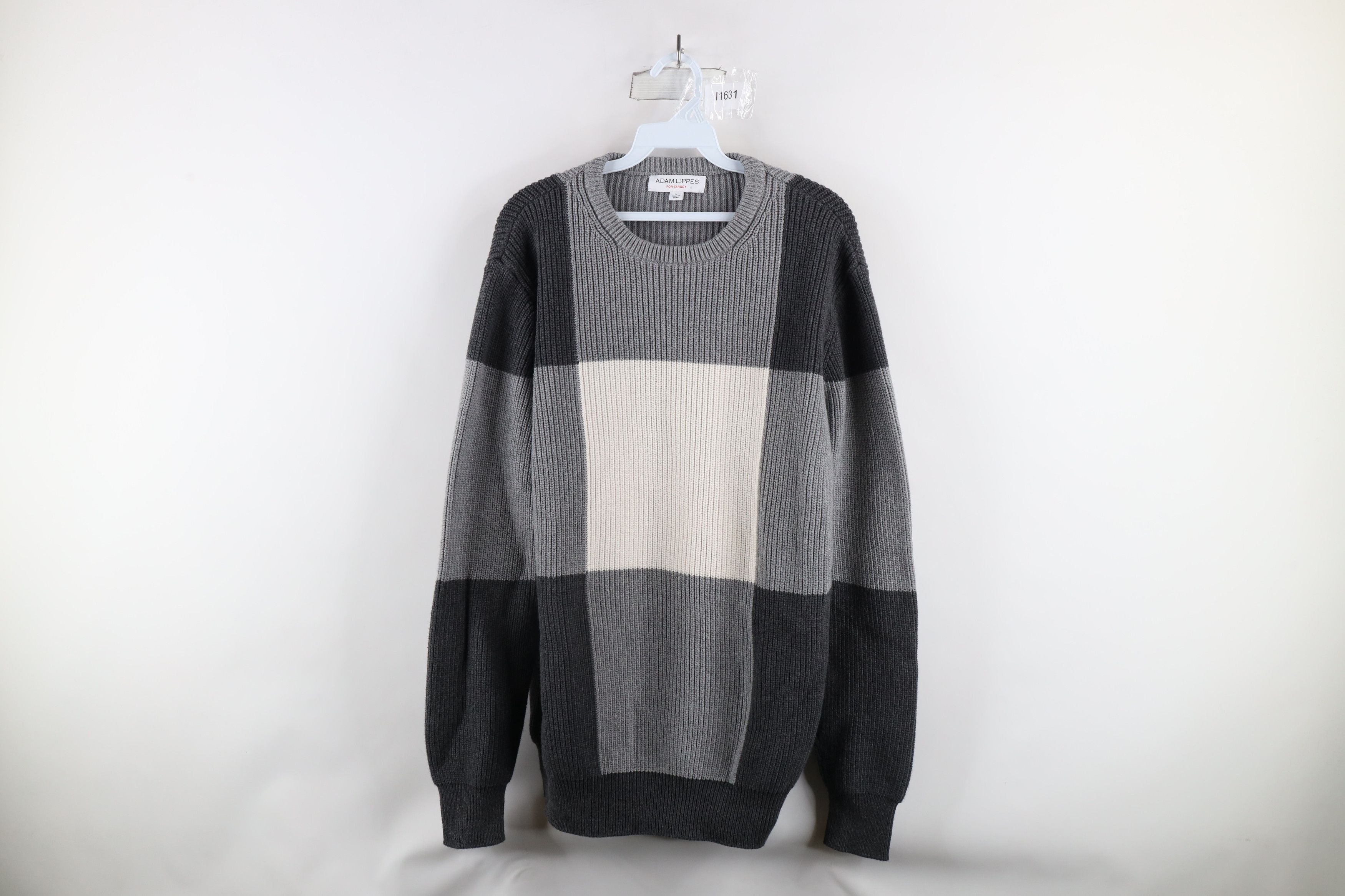 Vintage Adam Lippes For Target Heavyweight Ribbed Knit Sweater Size US L / EU 52-54 / 3 - 1 Thumbnail
