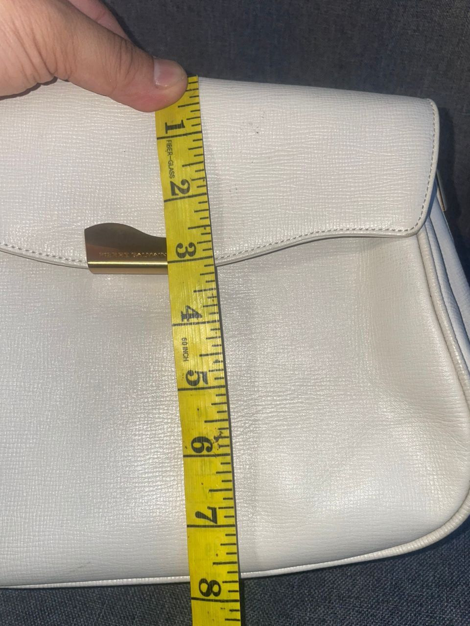 Balmain × Pierre Balmain Authentic Balmain Leather Shoulder Bag Size ONE SIZE - 15 Thumbnail