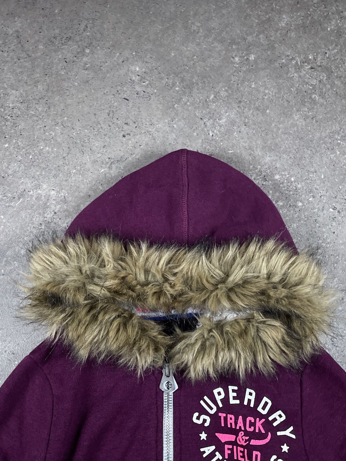 Abercrombie & Fitch Japanese 2000s Faux fur hoodie Y2K Lgb Abercrombie style Size S / US 4 / IT 40 - 2 Thumbnail