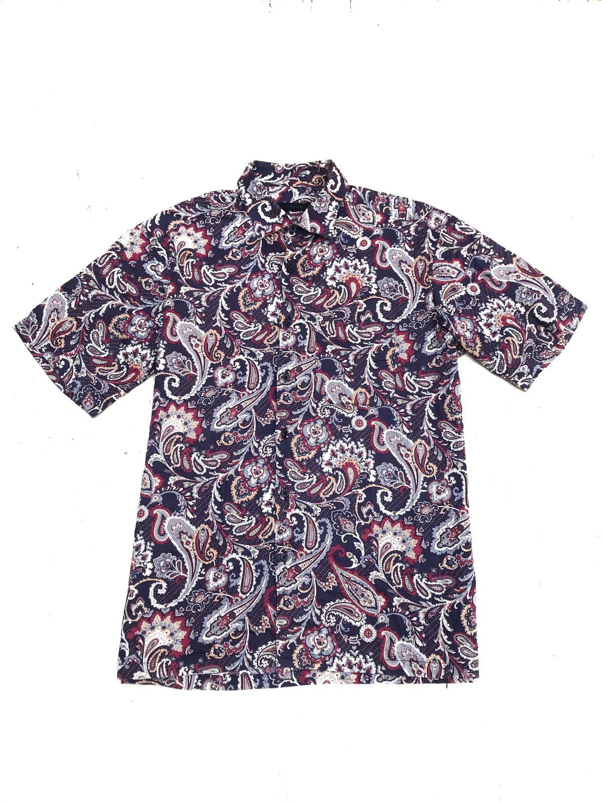 Other Paisley Short Sleeves Shirt yezac Sugar cane sweet purple pa Size US L / EU 52-54 / 3 - 1 Thumbnail