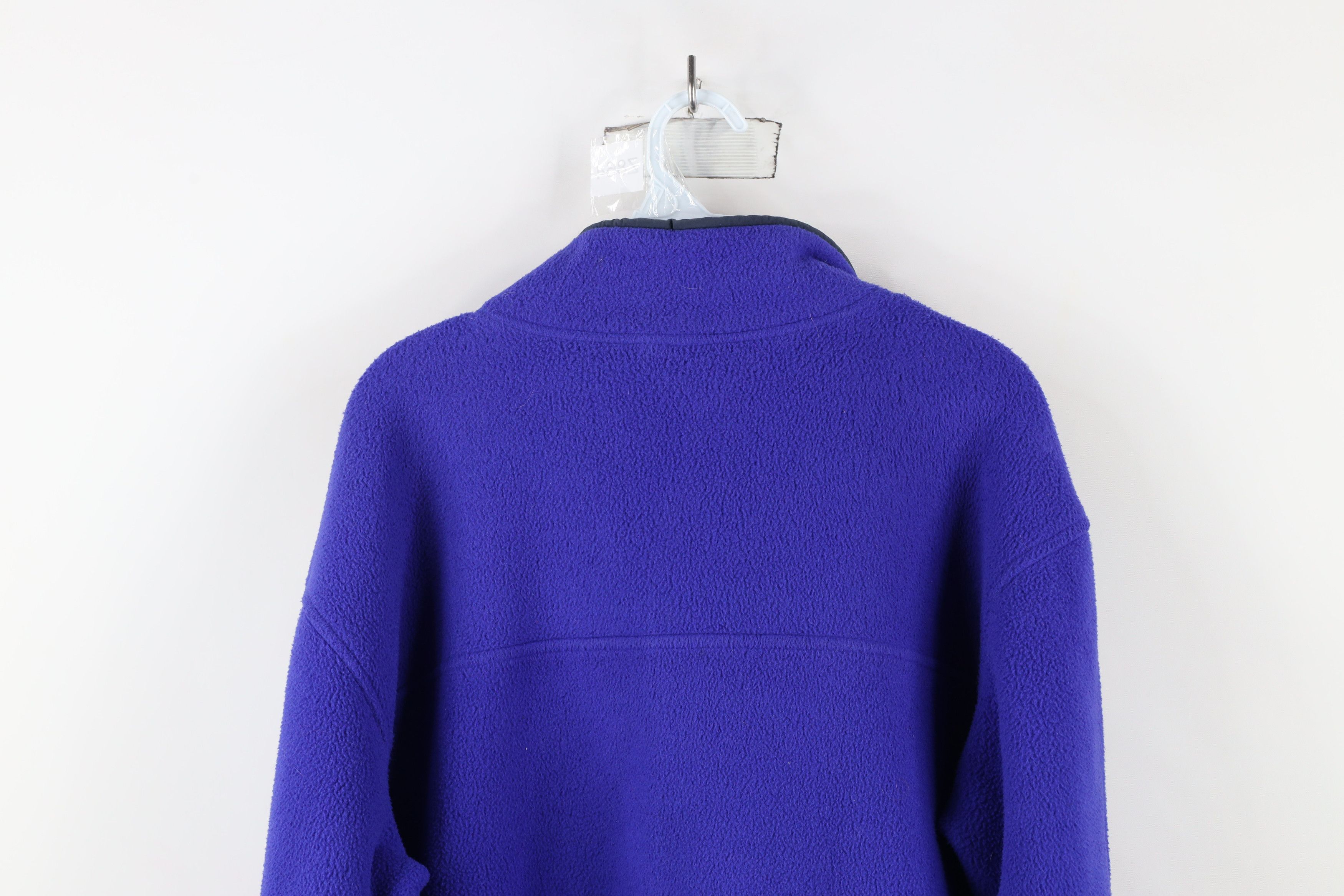 L.L. Bean × Vintage Vintage 90s LL Bean Snap Button Fleece Pullover Sweater USA Size L / US 10 / IT 46 - 12 Thumbnail