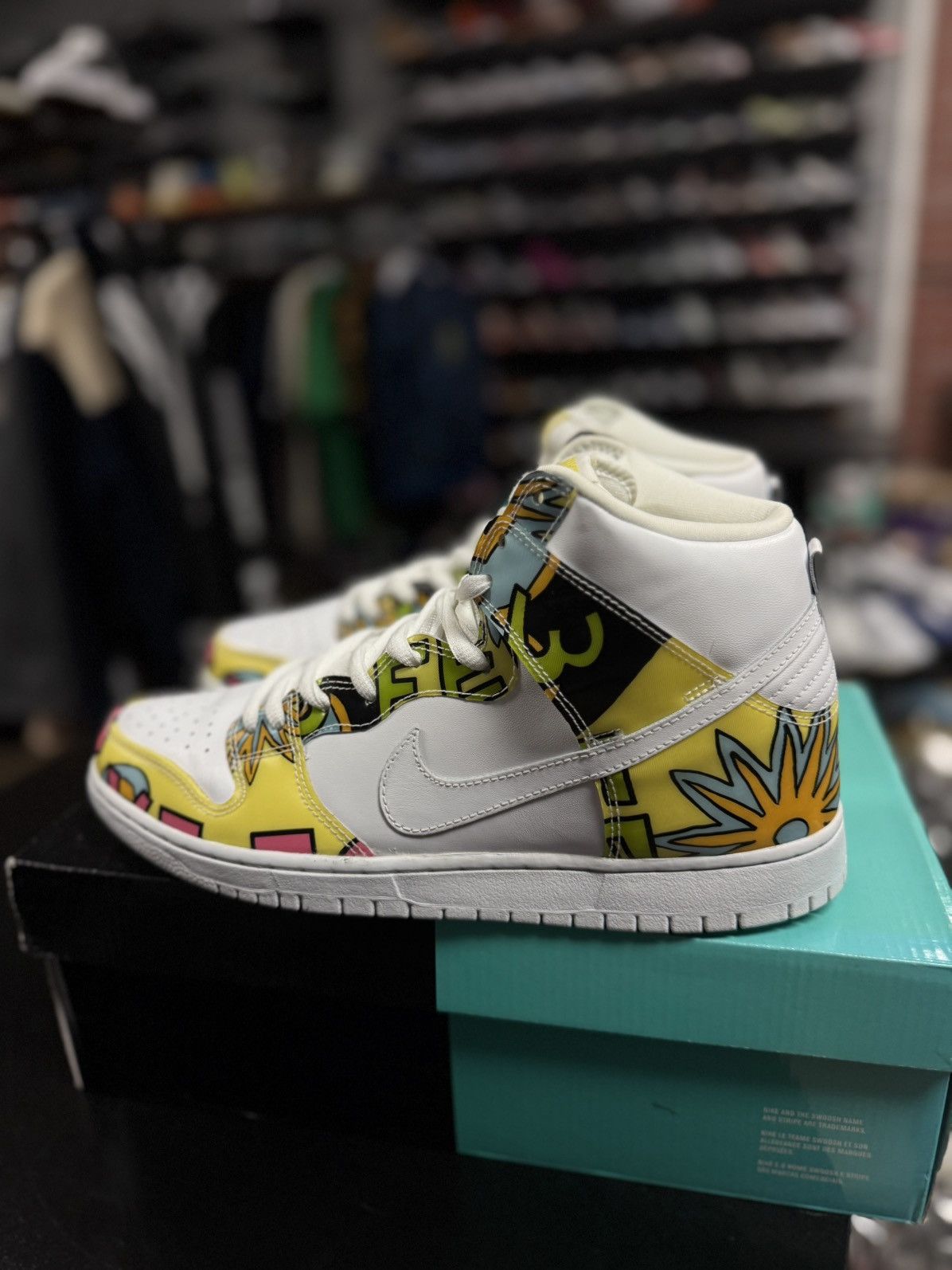 Nike Nike SB Dunk High De La Soul Size 11 🧼 W BOX Size US 11 / EU 44 - 4 Thumbnail