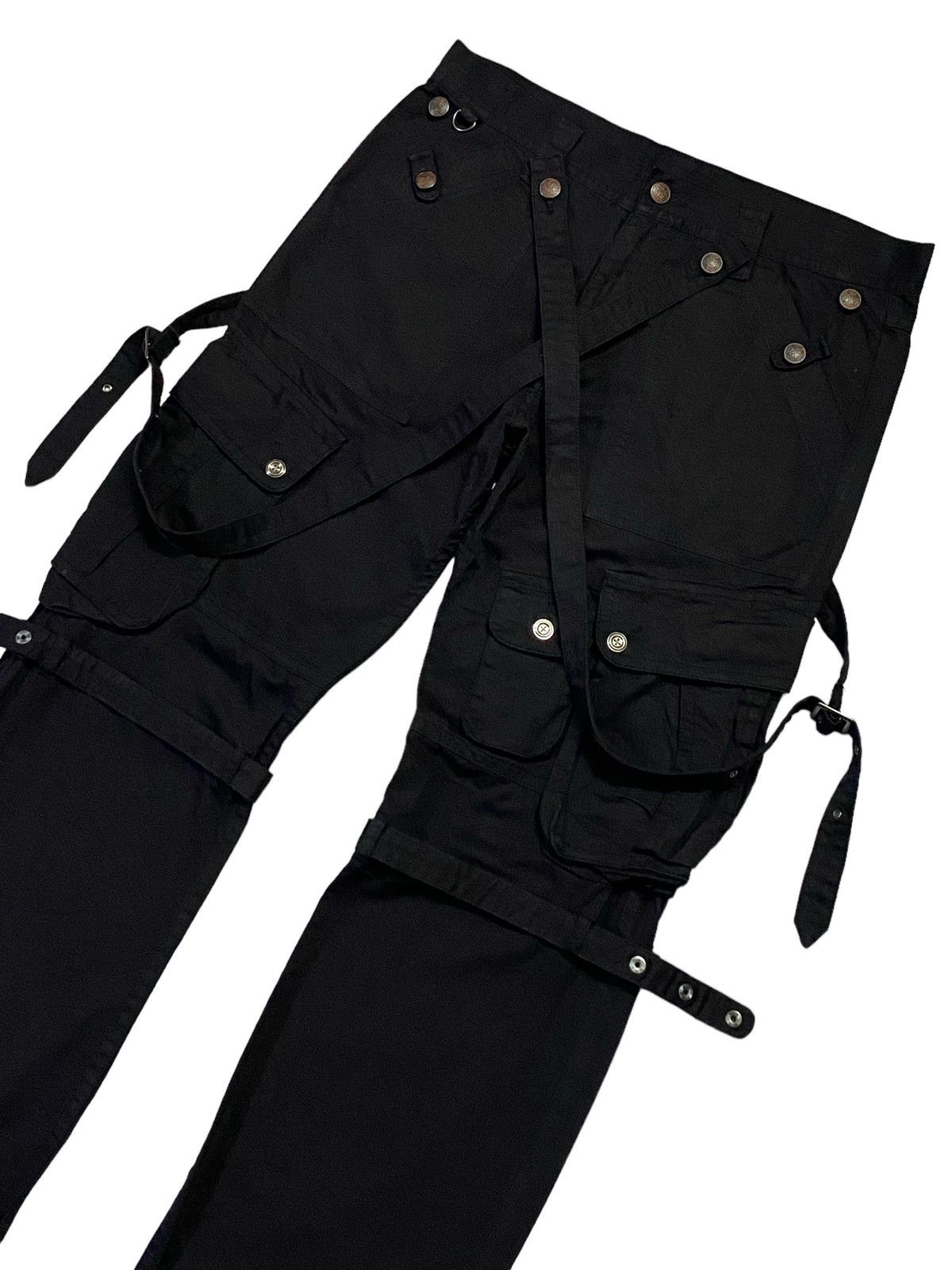 If Six Was Nine Japanese Brand “CHIL DEROC III” Bondage Pants Size US 32 / EU 48 - 18 Thumbnail