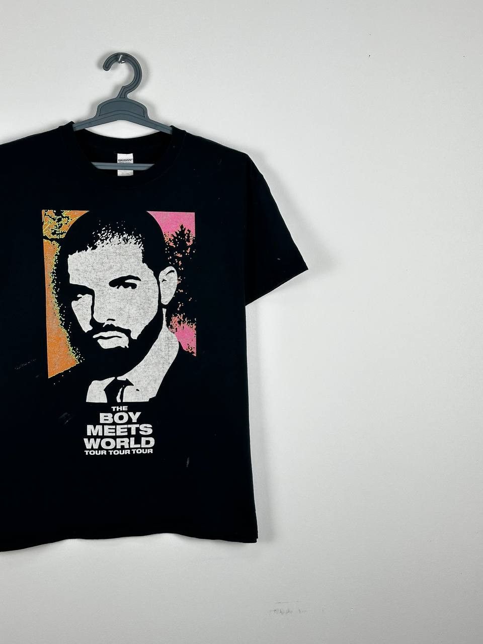 Band Tees × Drake × Rap Tees Vintage Drake Boy Meets The World Tour Rap T Shirt Size US L / EU 52-54 / 3 - 3 Thumbnail
